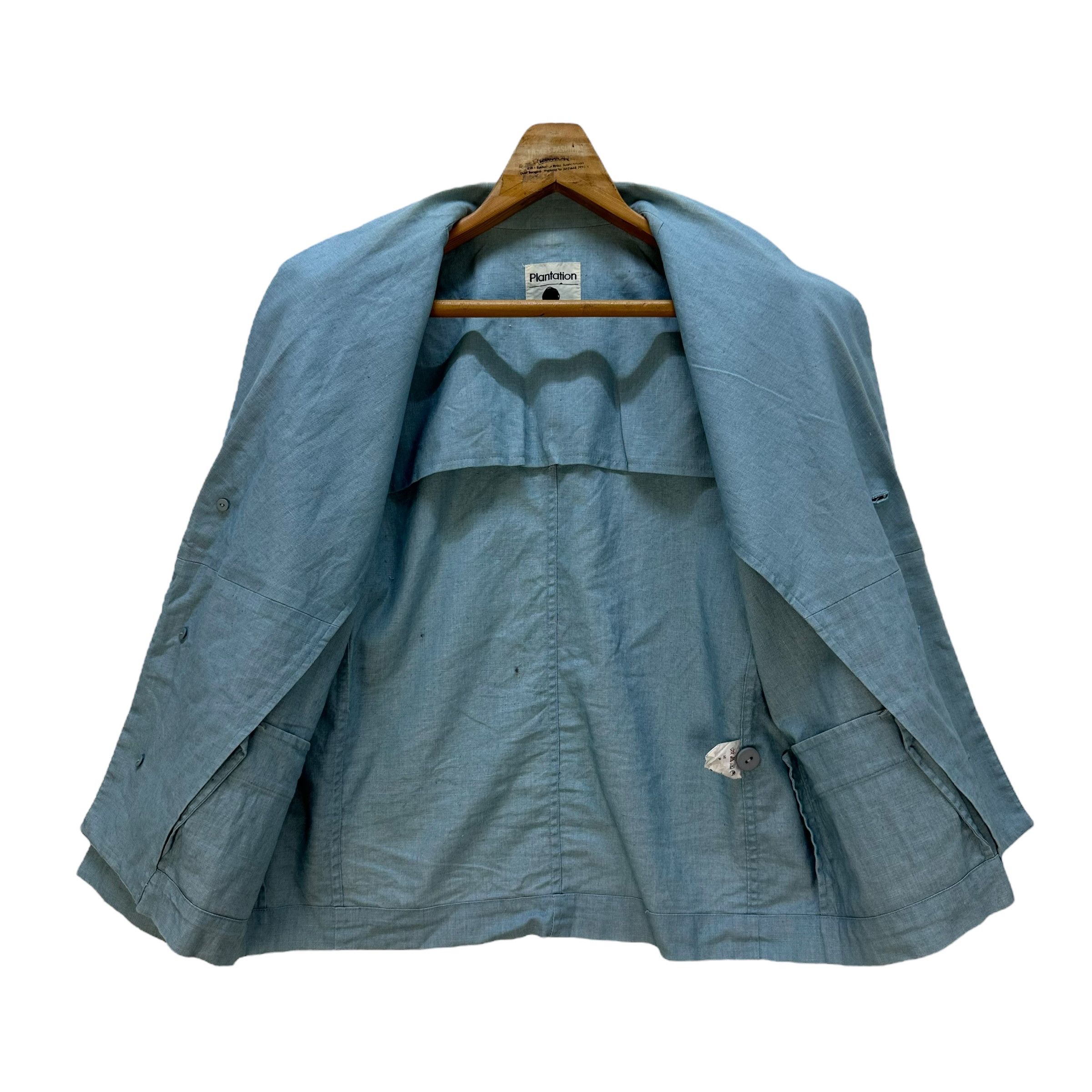 Issey Miyake 90's PLANTATION BY ISSEY MIYAKE CASUAL JACKET #9056-53 Size US M / EU 48-50 / 2 - 6 Thumbnail