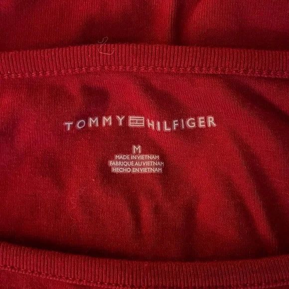 Tommy Hilfiger Tommy Hilfiger Red Basic Tee size M Size M / US 6-8 / IT 42-44 - 4 Thumbnail