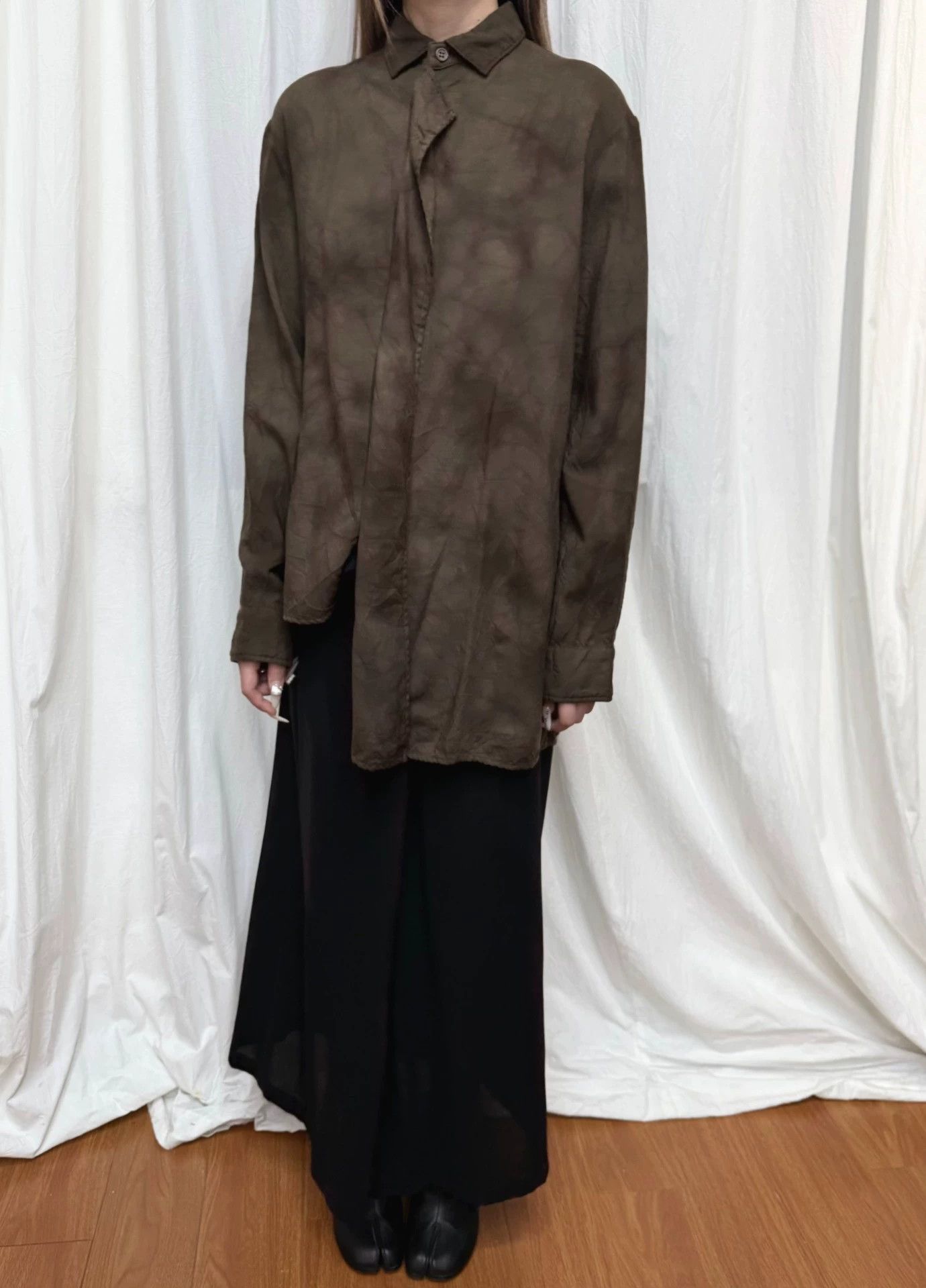 Yohji Yamamoto Yohji Yamamoto Printed Shirt Size 1 (42 Shoulder) Size US S / EU 44-46 / 1 - 2 Thumbnail