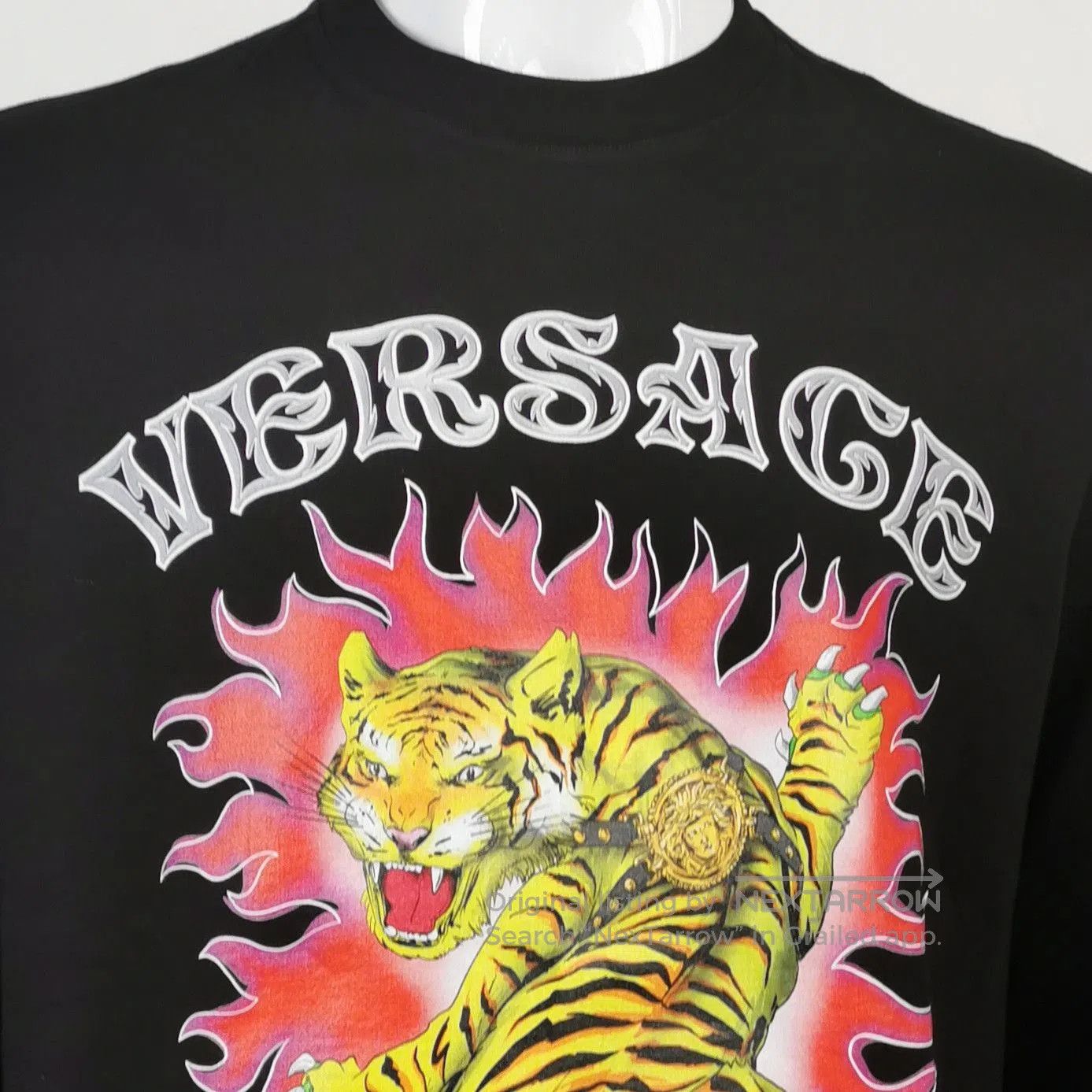 Versace Versace M Cotton Tiger Print Long-Sleeve T-Shirt. Size US M / EU 48-50 / 2 - 1 Thumbnail