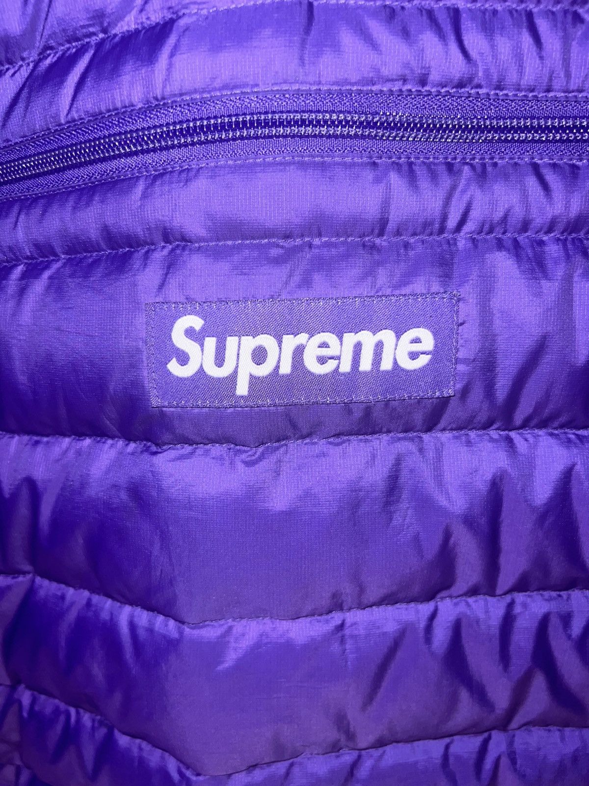 Supreme SUPREME PURPLE PUFFER HALF ZIP Size US M / EU 48-50 / 2 - 3 Thumbnail