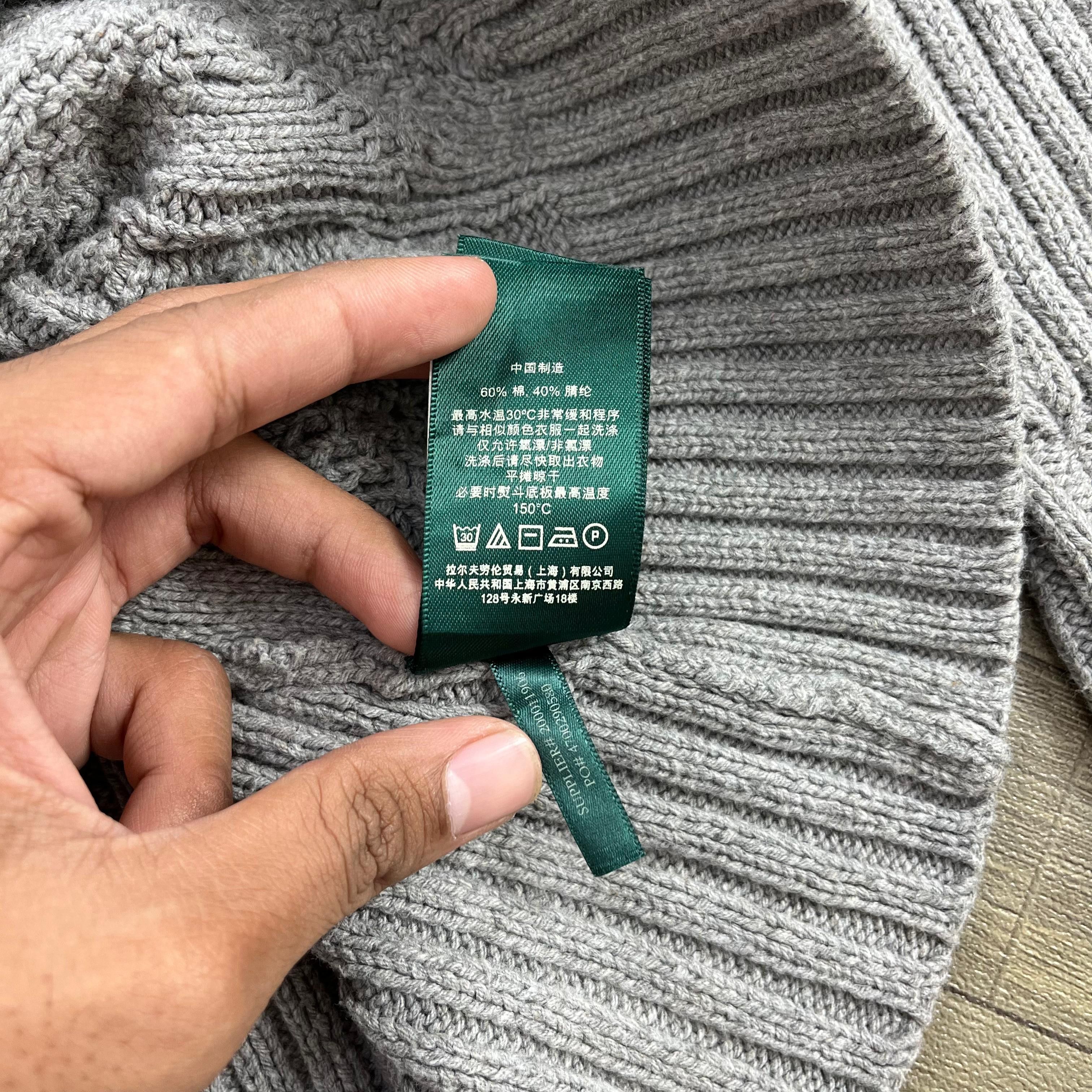 Ralph Lauren Vintage Ralph Lauren Shawl Collar Cable Knit Cardigans Size US XXS / EU 40 - 13 Thumbnail