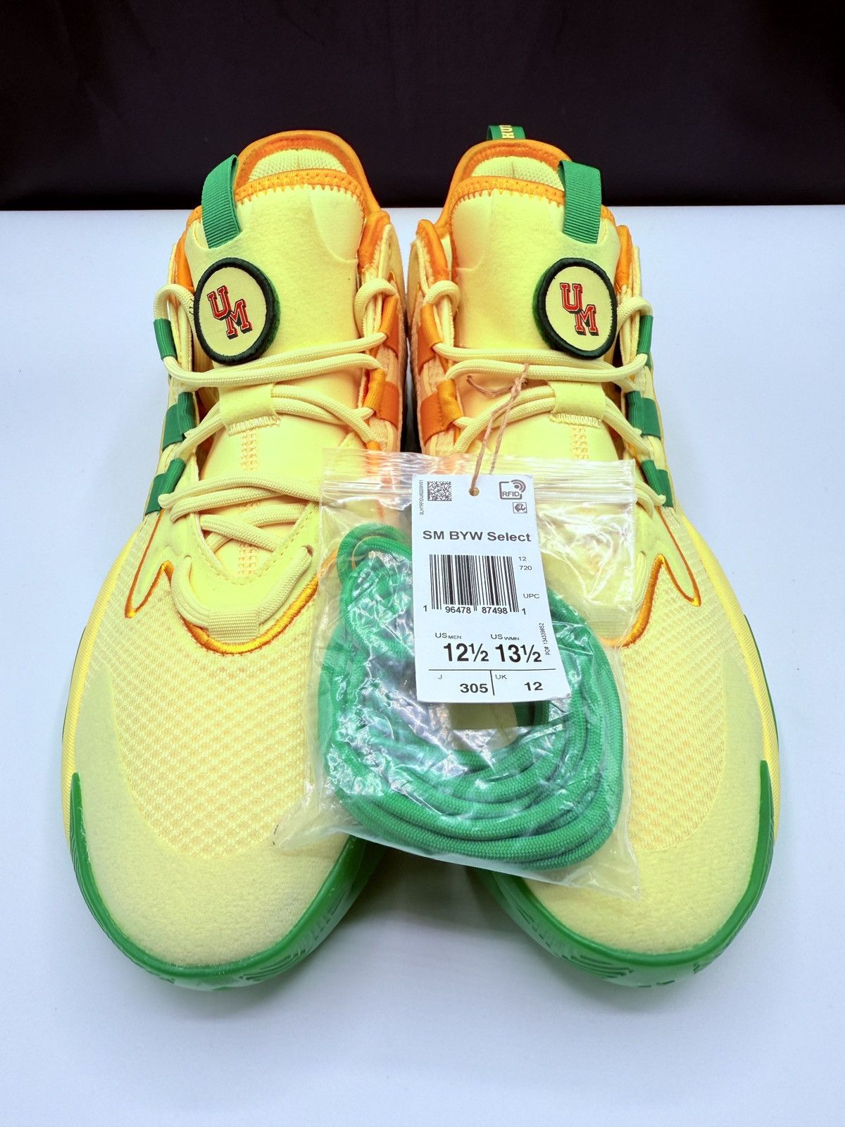 Adidas Adidas BYW Select PE Miami Hurricanes Men Sz 12.5 IE0880 Size US 12.5 / EU 45-46 - 2 Thumbnail