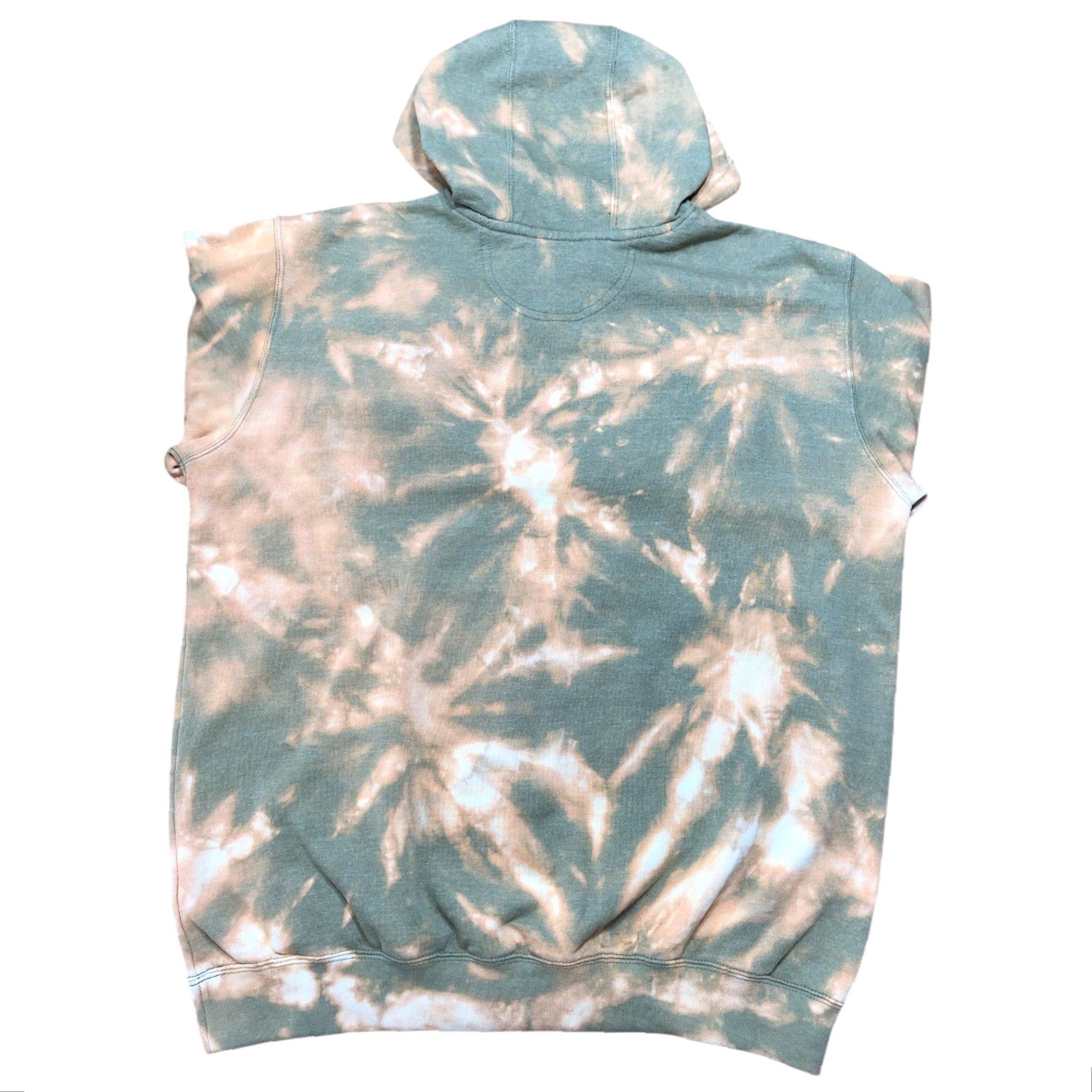 Carhartt Carhartt Hoodie Mens L Green Tie Dye Acid Wash Relaxed Fit Pullover 90s Classic Outdoor Knitted Cotton Blend Polyester Sweatshirt Size US L / EU 52-54 / 3 - 3 Thumbnail