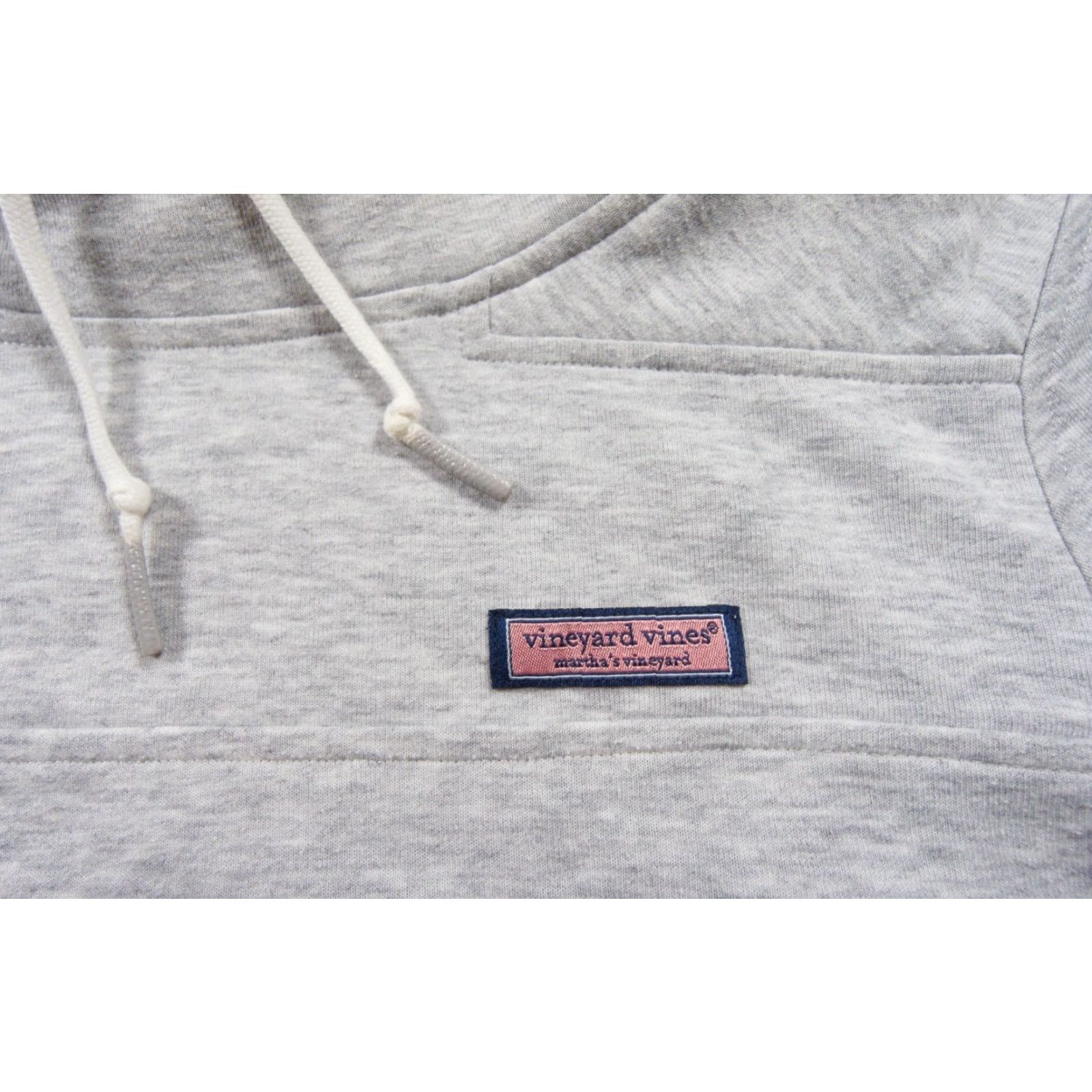 Vineyard Vines Vineyard Vines Sweater Womens Small Gray Funnel Neck Pullover Drawstring Ladies Size S / US 4 / IT 40 - 7 Thumbnail