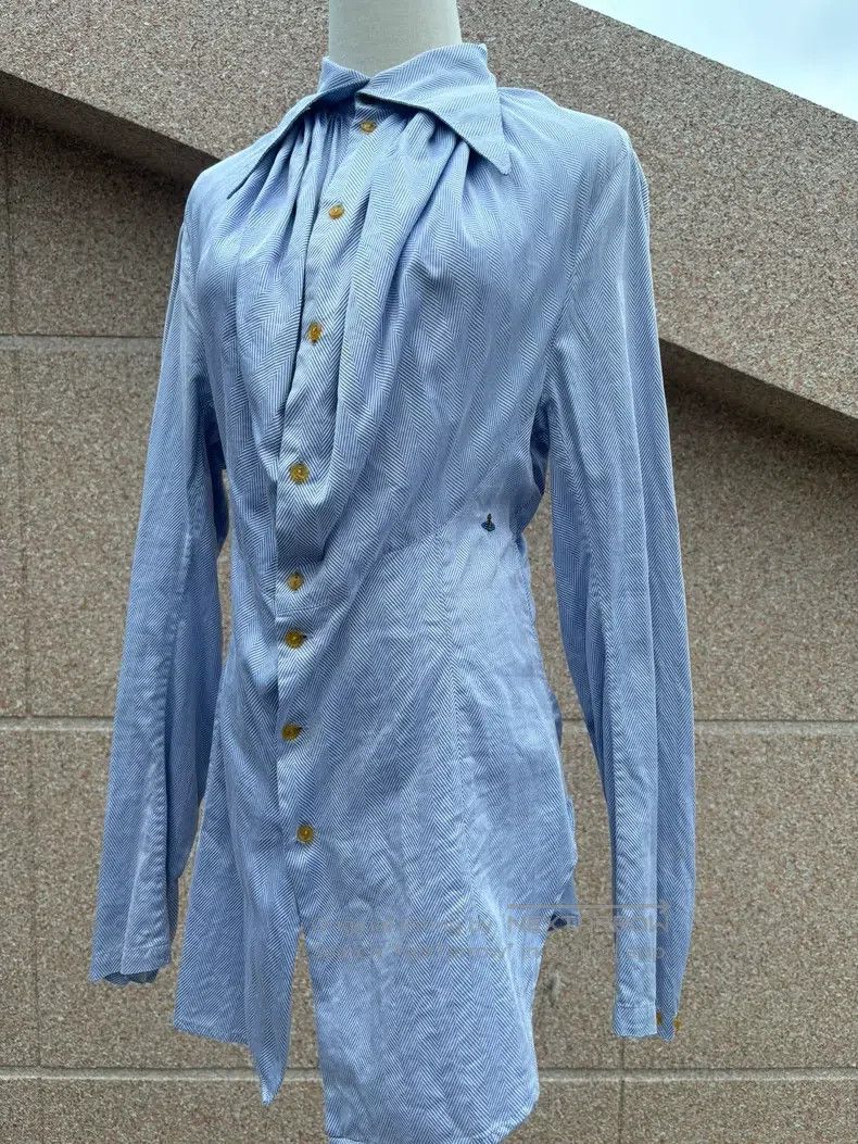 Vivienne Westwood Vivienne Westwood Rare Vintage Gold Label Pointed Collar P Size XS / US 0-2 / IT 36-38 - 1 Thumbnail