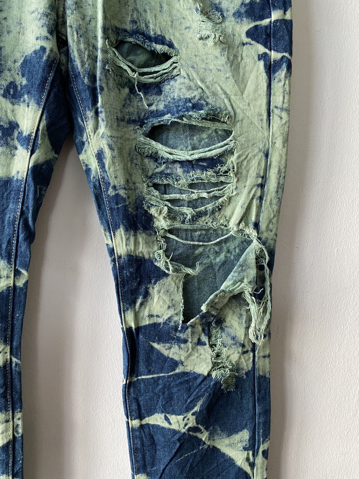 Japanese Brand Japanese Brand Acid Wash Design Distressed Denim Size US 31 - 7 Thumbnail
