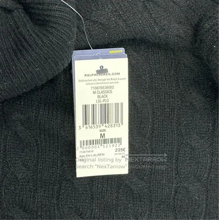 Polo Ralph Lauren Polo Ralph Lauren FW22 Embroidered Turtleneck Cashmere Swea Size US M / EU 48-50 / 2 - 3 Thumbnail