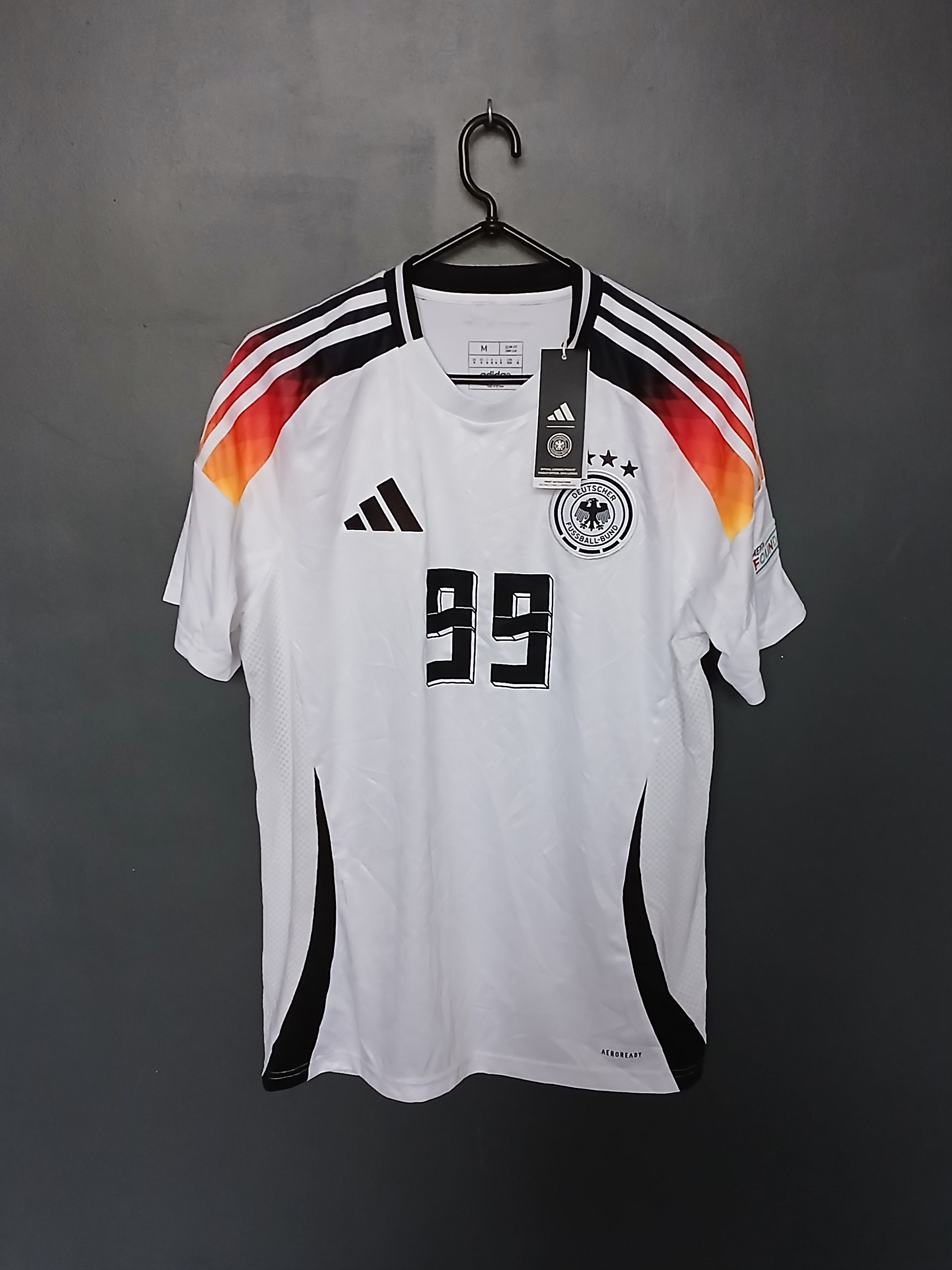 Adidas Germany National Football Team 24/25 Home Jersey T-Shirt Size US M / EU 48-50 / 2 - 1 Thumbnail