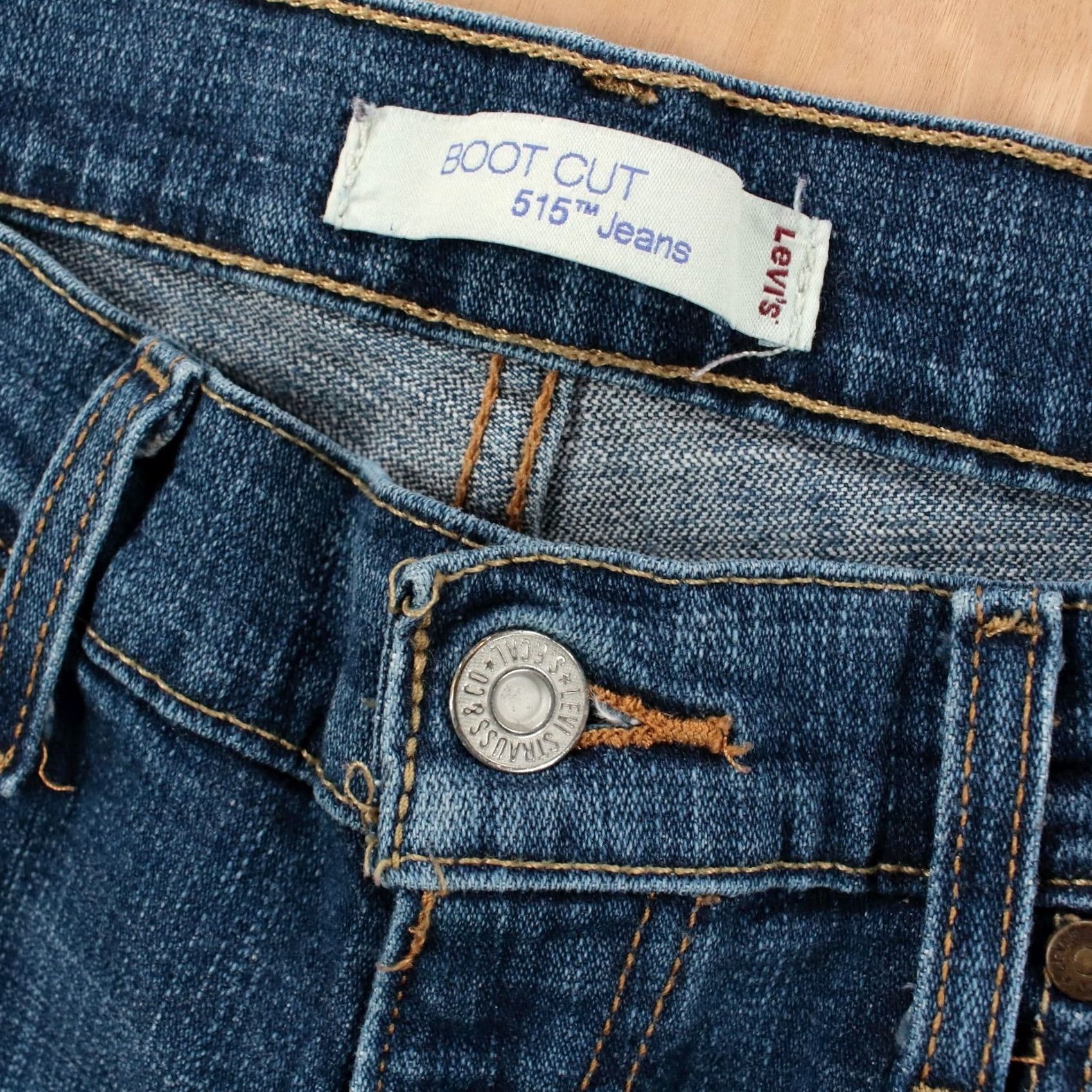 Levi's Vintage Levi'S 515 Bootcut Mid Rise Jeans - Mens Denim - 8 Short - 32x30 - 90s/00s - Y2K Size 30" / US 8 / IT 44 - 5 Thumbnail