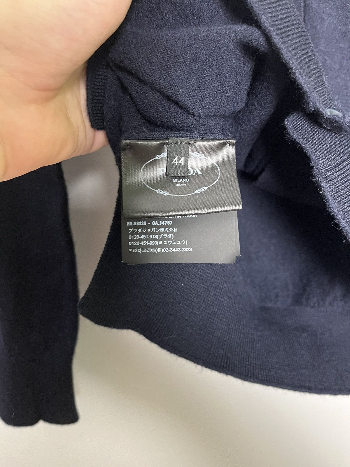 Prada Prada cardigan wool Size US M / EU 48-50 / 2 - 3 Thumbnail