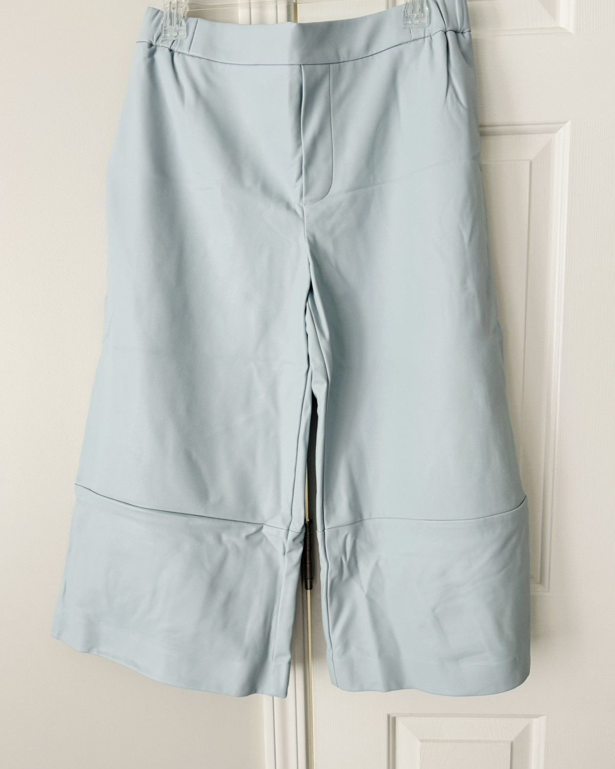 Anthropologie Anthropologie Maeve Faux Leather Cropped Pants, Size M/L Size 32" / US 10 / IT 46 - 6 Thumbnail