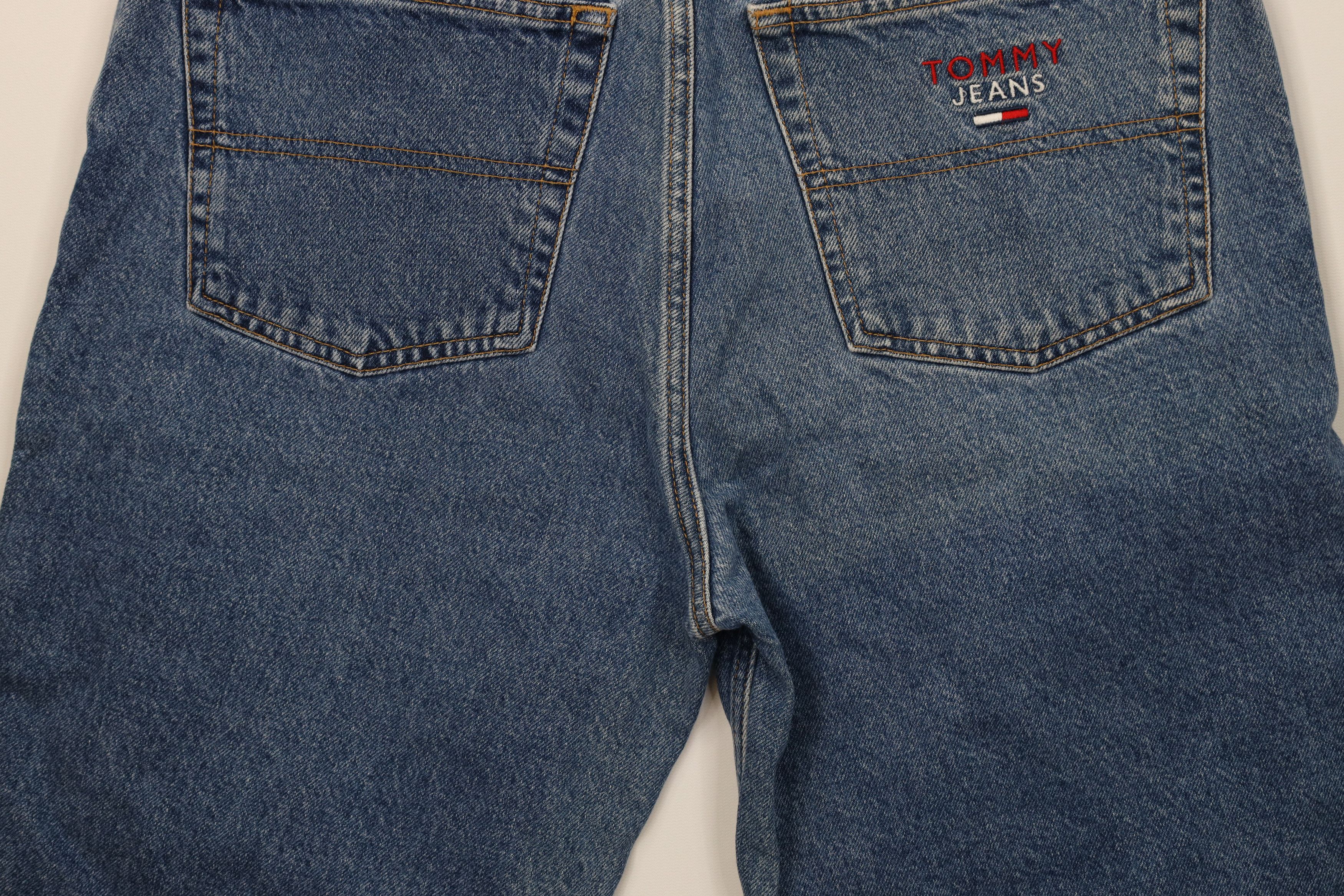 Tommy Hilfiger Vintage Y2K 2000 Tommy Hilfiger Denim Jean Shorts Blue Size US 34 / EU 50 - 11 Thumbnail