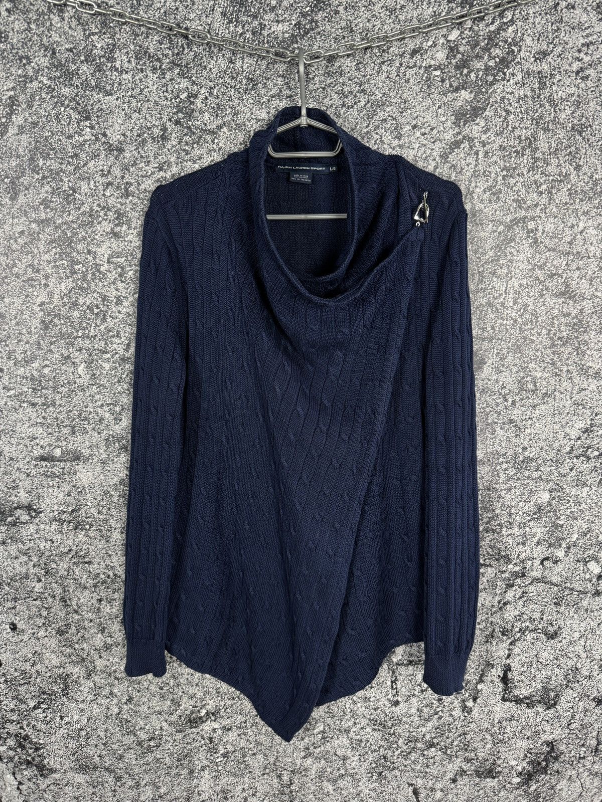 Ralph Lauren Ralph Lauren Sport Shawl Cardigan Knit Sweater Size L Size L / US 10 / IT 46 - 1 Thumbnail