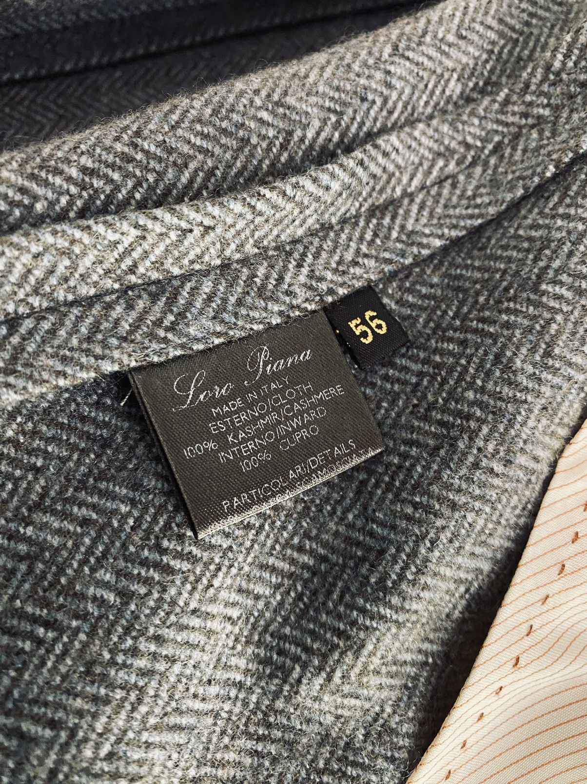 Loro Piana Loro Piana 🇮🇹 Herringbone Cashmere Goatskin Madrid Jkt 56 NEW Size US XL / EU 56 / 4 - 8 Thumbnail