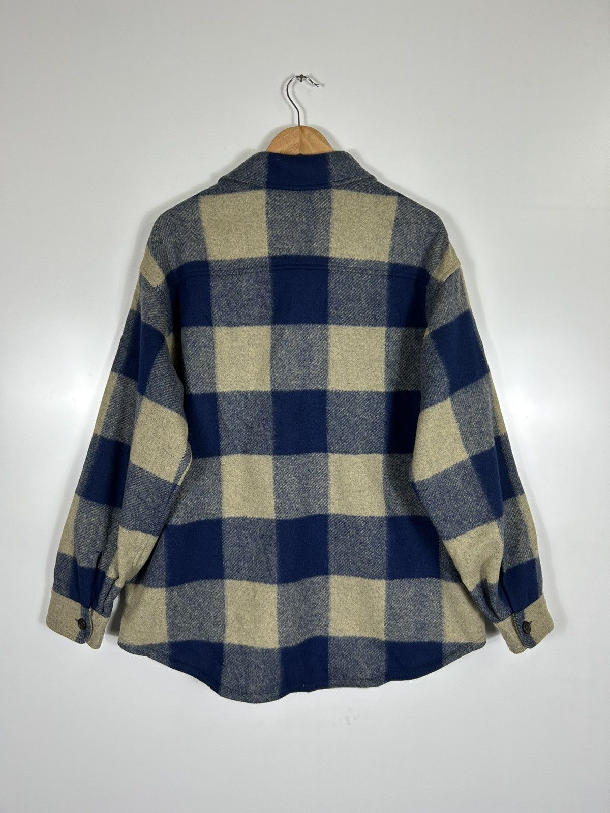 Japanese Brand × Uniqlo 🔥Uniqlo Flannel Wool Button Shirt Jacket Size US XL / EU 56 / 4 - 14 Thumbnail