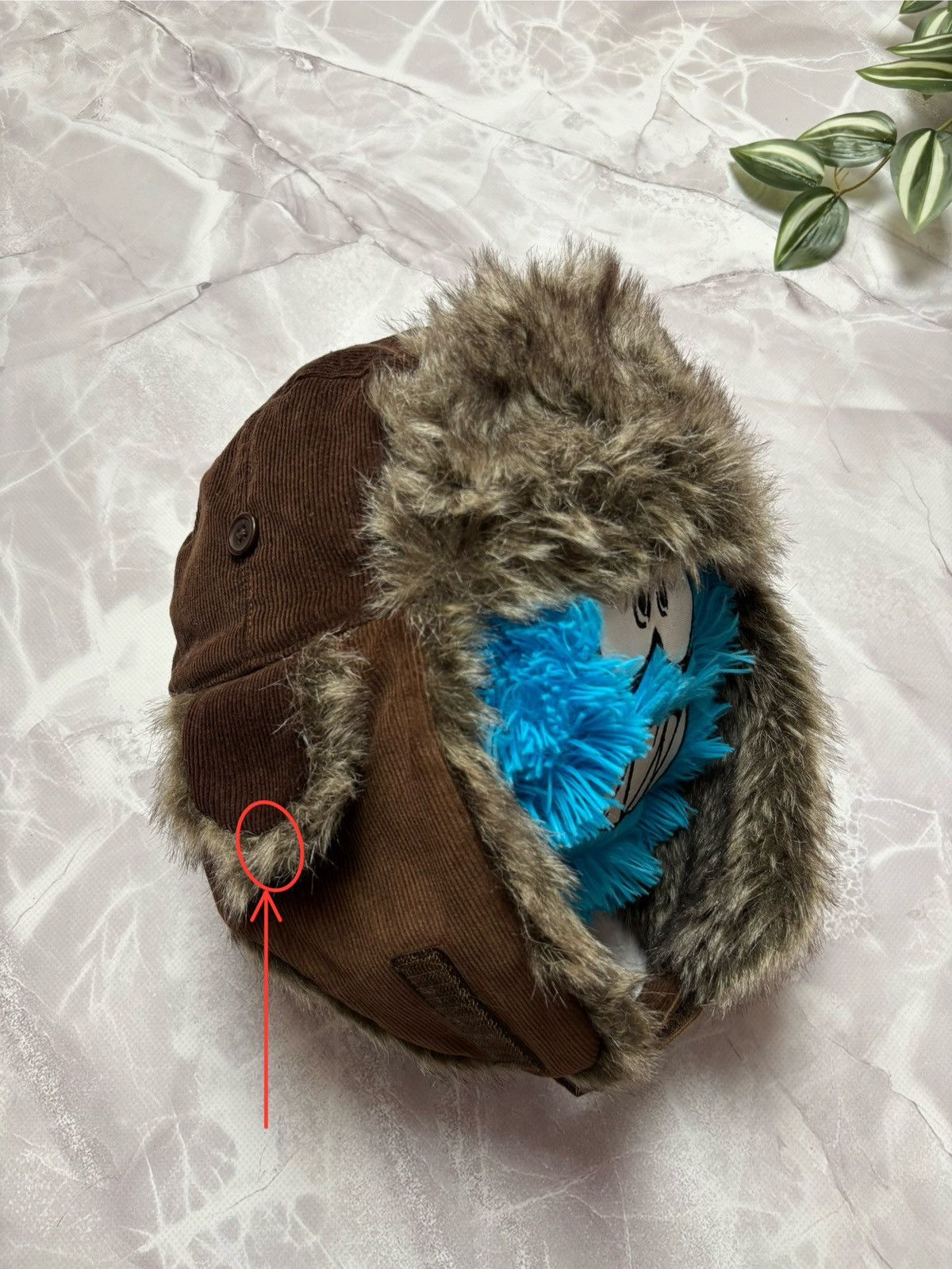 Other Alpine Club Switzerland Corduroy Trapper Hat Faux Fur Size ONE SIZE - 3 Thumbnail