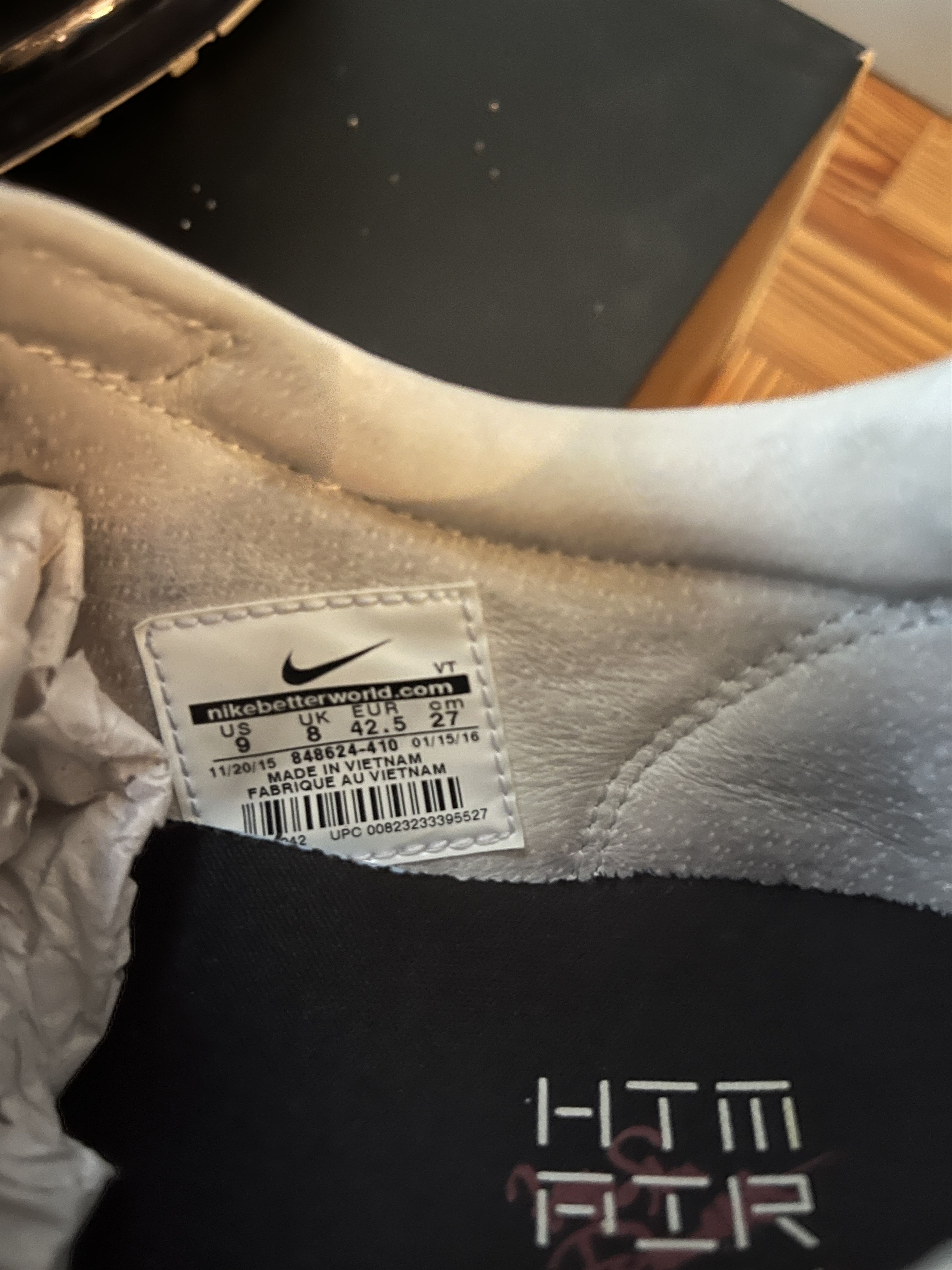 Fragment Design × Nike Nike Max LD-Zero HTM, navy blue, size: 8UK/9US Size US 9 / EU 42 - 7 Thumbnail