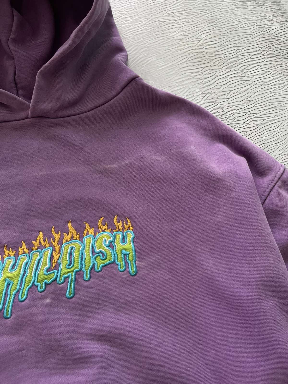 CHILDS Childish Robs Motors 90s Purple Hoodie Big Logo Y2K Racing Size US S / EU 44-46 / 1 - 7 Thumbnail
