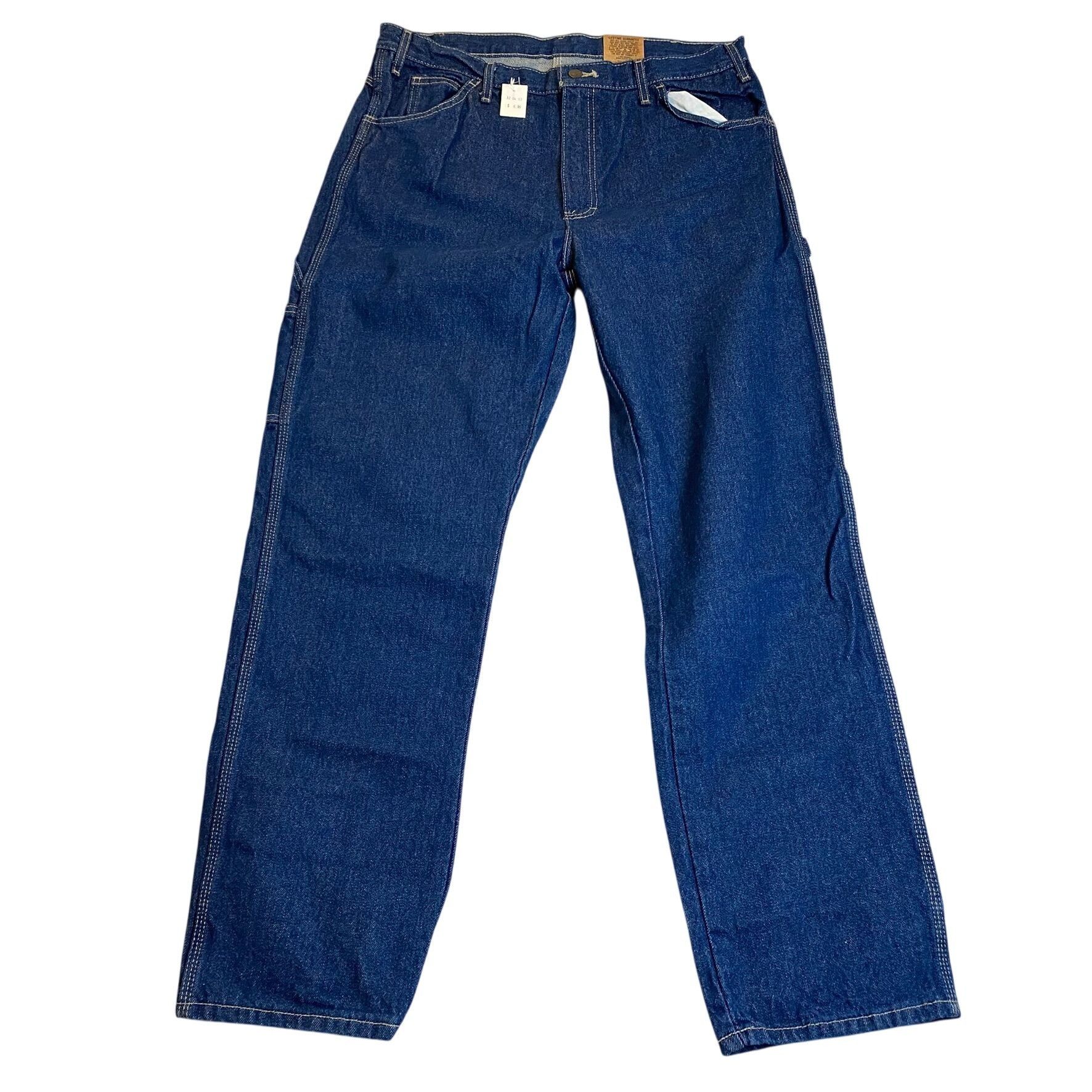 Dickies Dickies Mens Jeans 36x32 Relaxed Fit Blue Denim Durable 100% Size US 38 / EU 54 - 1 Thumbnail