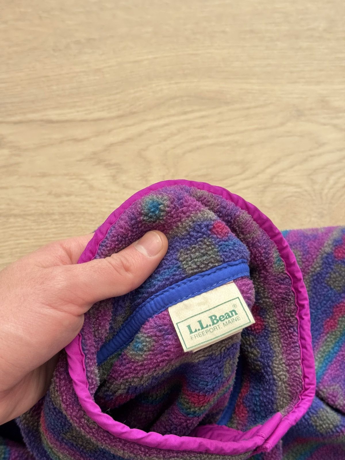 L.L. Bean Vintage 90s L. L. Bean Fleece Made In USA Pulover Size US M / EU 48-50 / 2 - 5 Thumbnail
