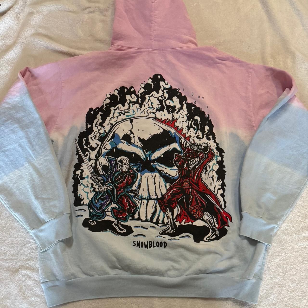 Warren Lotas Warren Lotas Pink & Blue Snow Blood Hoodie/ XXL Size US XXL / EU 58 / 5 - 2 Thumbnail