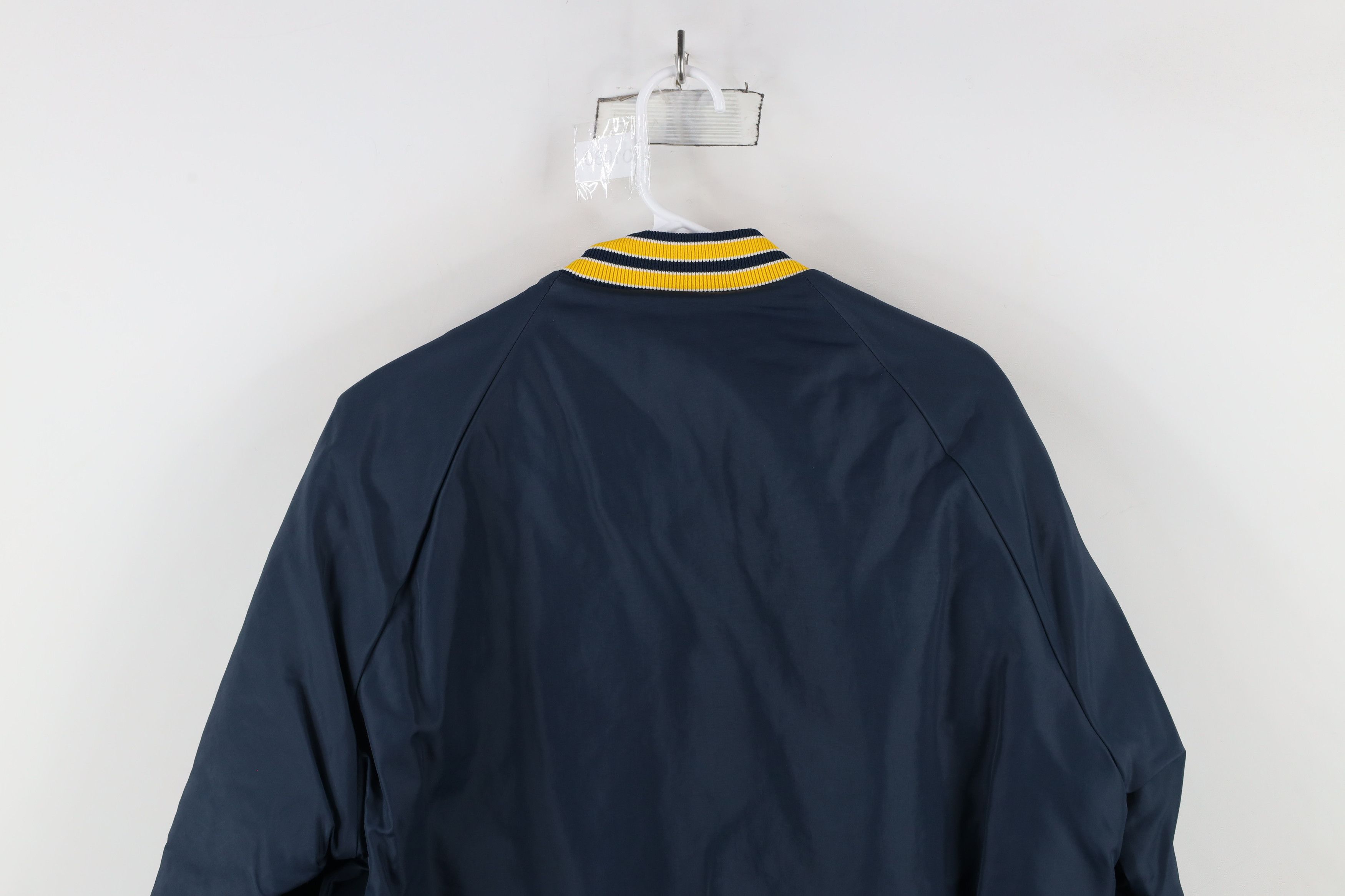 Vintage Vinage 80s Curvlite Glass Quilted Bomber Jacket Blue USA Size US M / EU 48-50 / 2 - 12 Thumbnail
