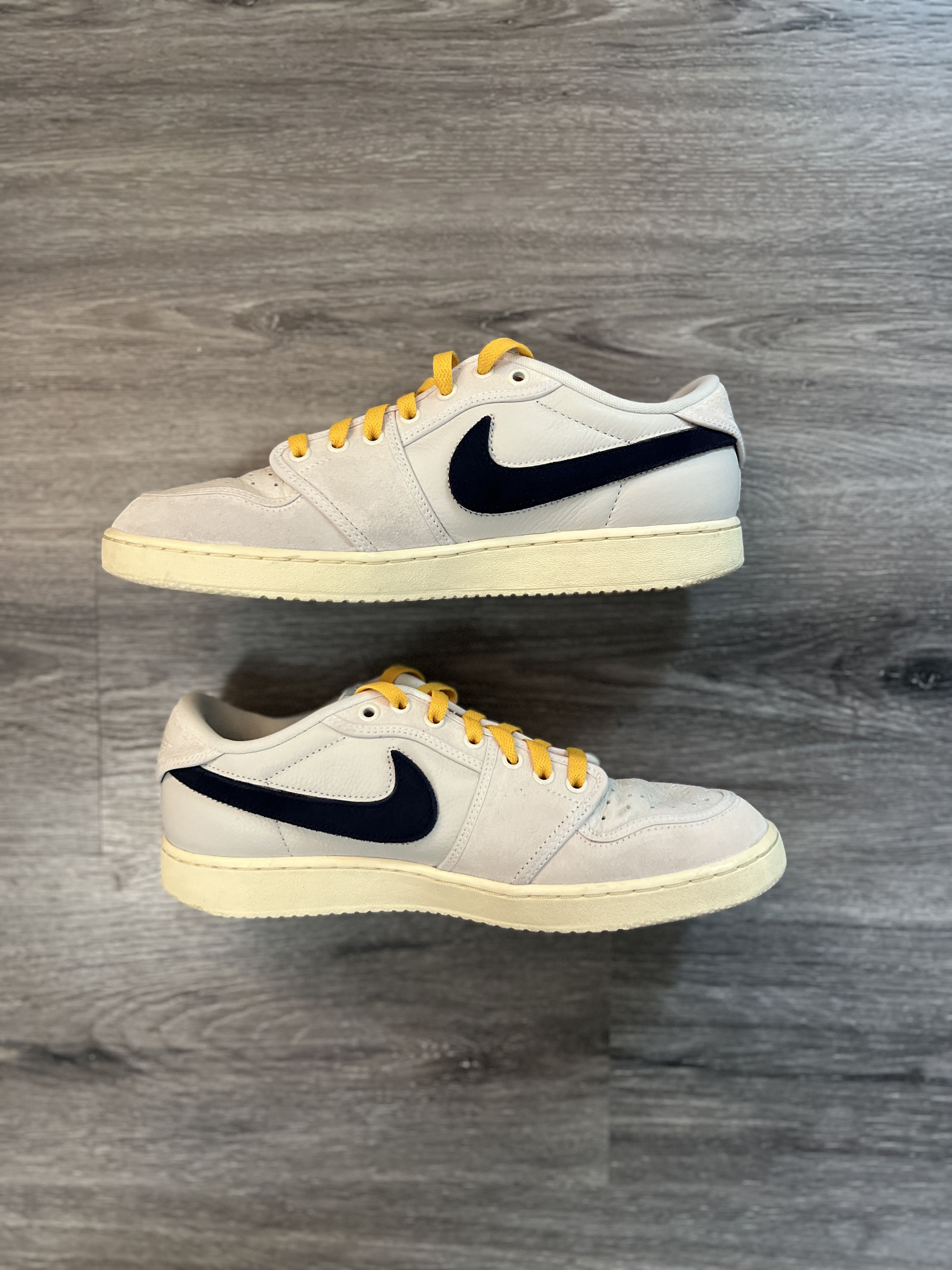 Nike Jordan 1 Retro AJKO Low SP Union Sail Leather Size US 10 / EU 43 - 2 Thumbnail