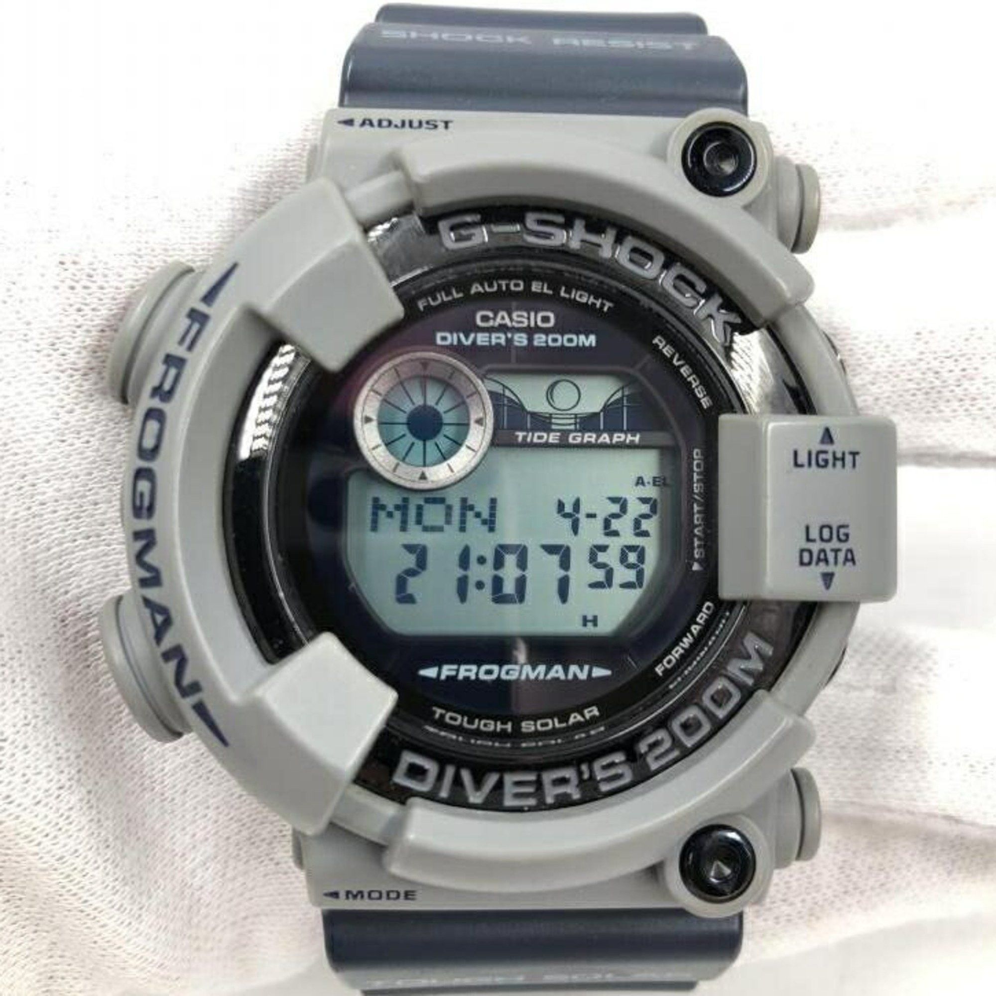 image of Casio G-Shock Watch Gf-8250Er Frogman Tough Solar G-Shock in Blue, Women's
