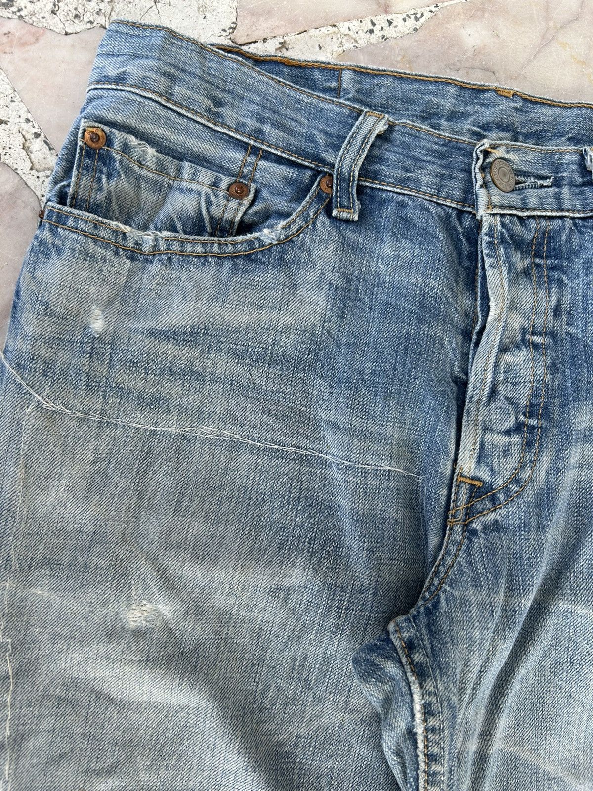 Levi's Levis Patchwork Japan Vintage Denim Size US 30 / EU 46 - 6 Thumbnail