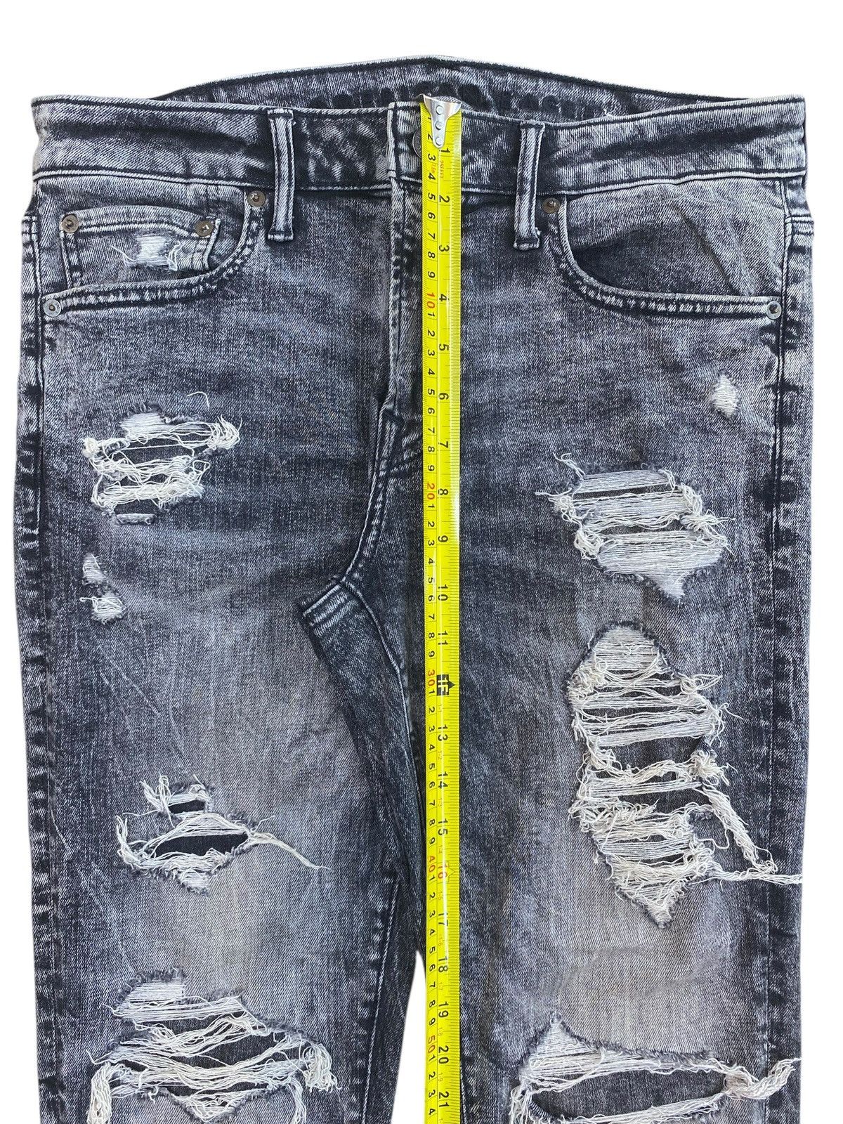 American Eagle Outfitters American Eagle Outfitters Acid Black Wash Jeans Size US 32 / EU 48 - 8 Thumbnail