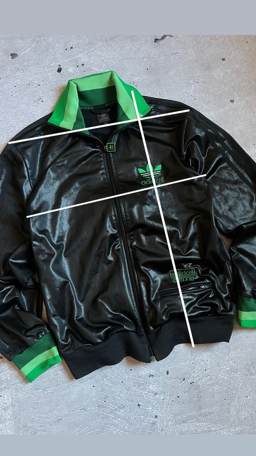 Adidas Vintage O0s Adidas Chile 62 Track Retro Jacket Wax Style S Size US S / EU 44-46 / 1 - 2 Thumbnail