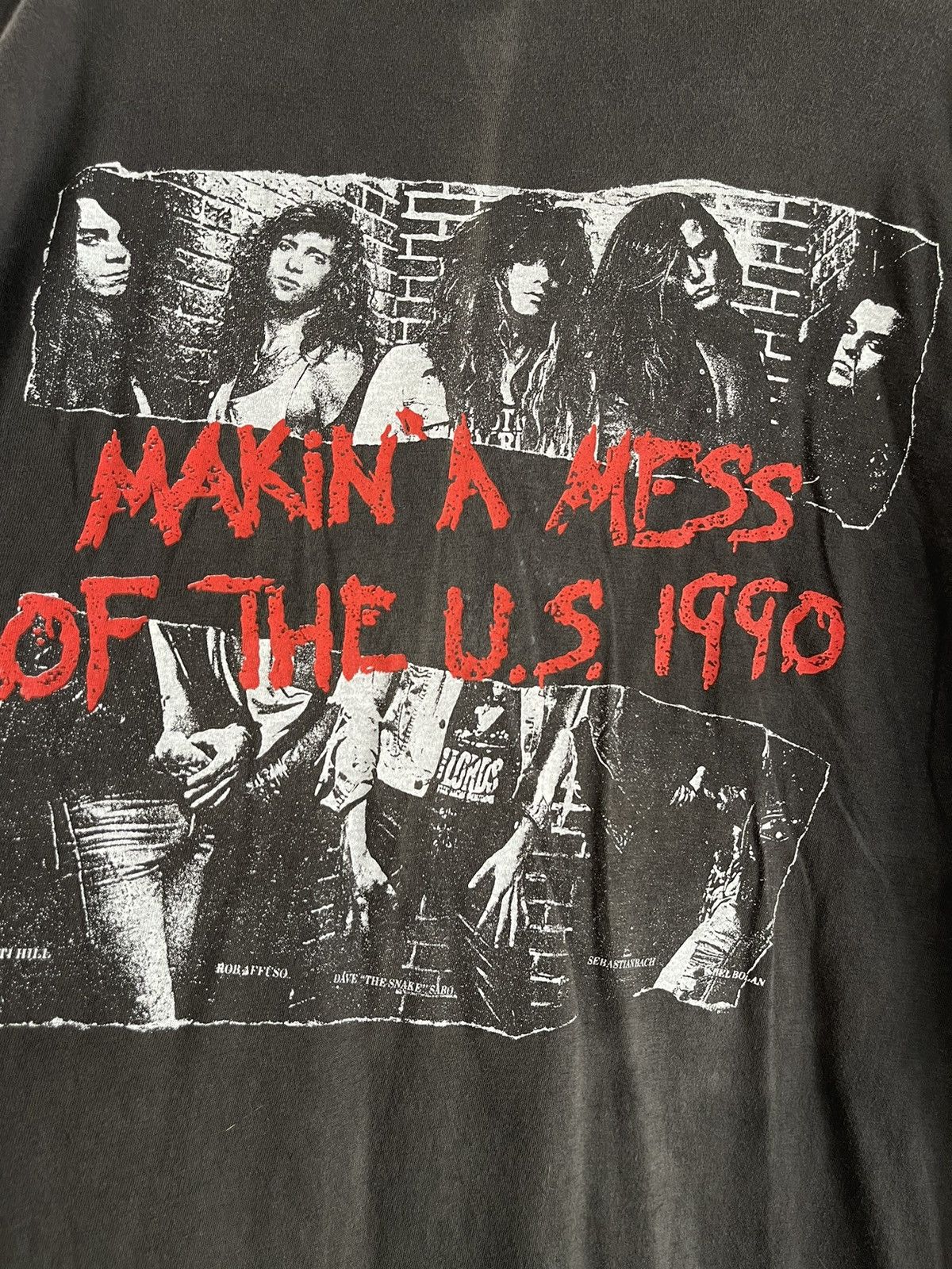 Band Tees × Vintage Vintage 1990 Skid Row Makin A Mess Tour Size US L / EU 52-54 / 3 - 4 Thumbnail