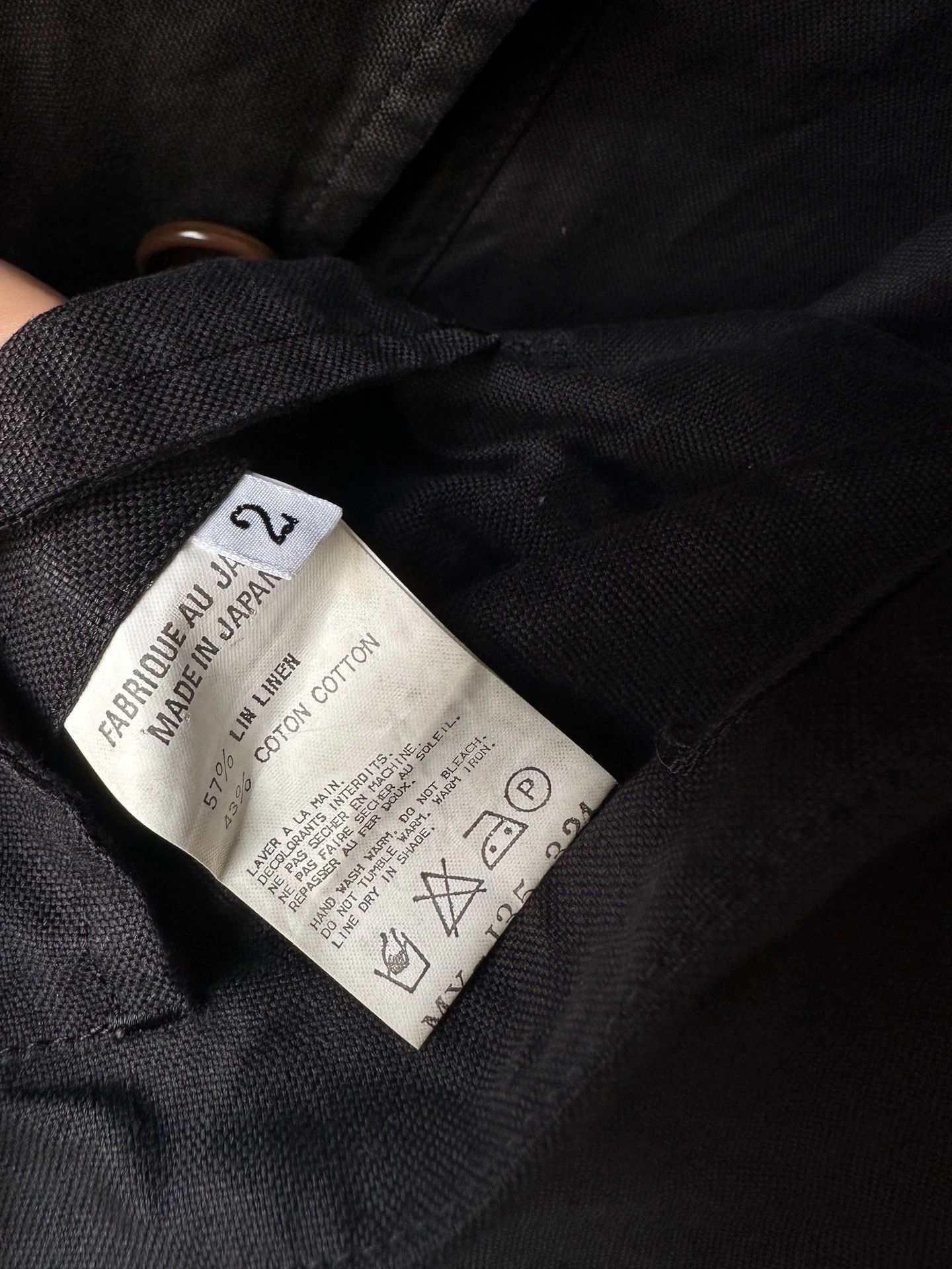 Yohji Yamamoto Yohji Yamamoto Y's Man 98AW Cotton Linen Blazer Size 2 Size US M / EU 48-50 / 2 - 6 Thumbnail