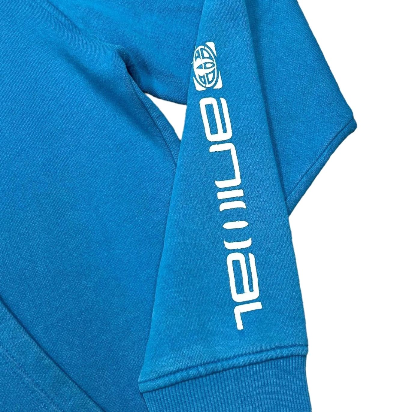 Vintage ANIMAL Classic Embroidered Big Logo Spellout Surfer Skater Pullover Hoodie Small Mens Hoodie Blue 90s Style Embroidered Logo Front Sleeve Size US S / EU 44-46 / 1 - 3 Thumbnail