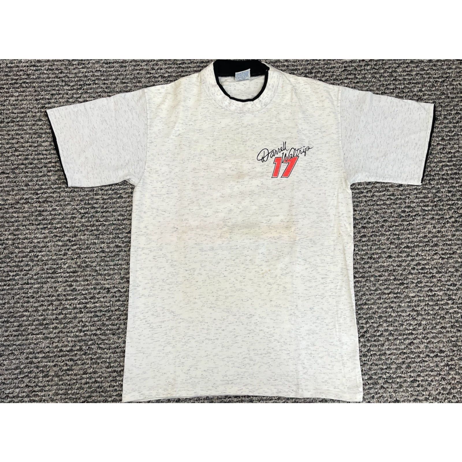 NASCAR VINTAGE Darrell Waltrip T-Shirt Adult M Gray Nascar Racing 90s Short Sleeve USA Size US M / EU 48-50 / 2 - 2 Thumbnail