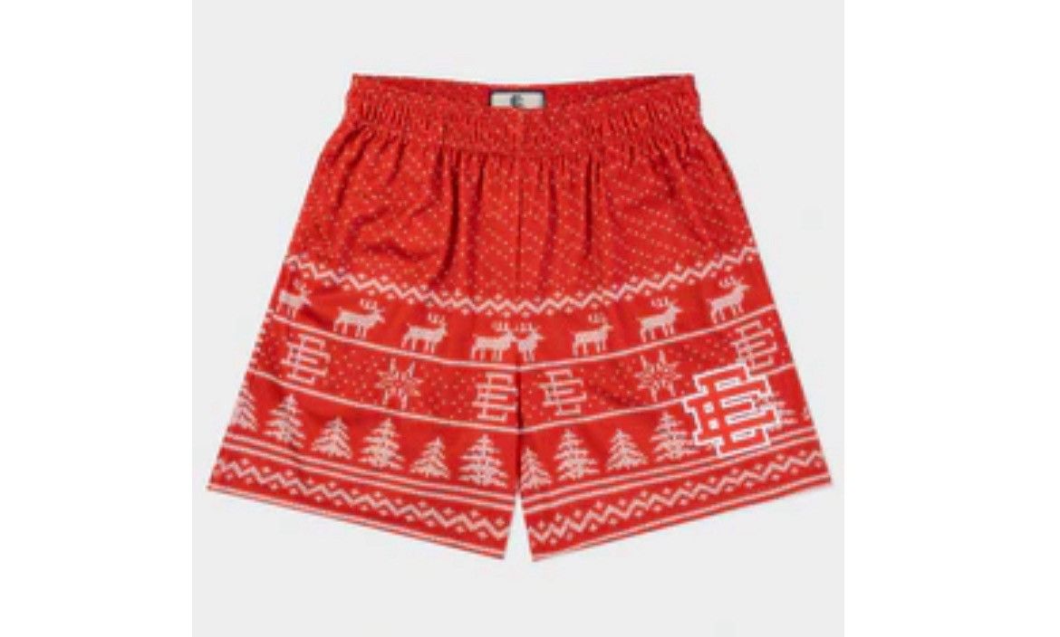 Eric Emanuel Eric Emanuel EE red Christmas shorts medium Size US 30 / EU 46 - 1 Thumbnail