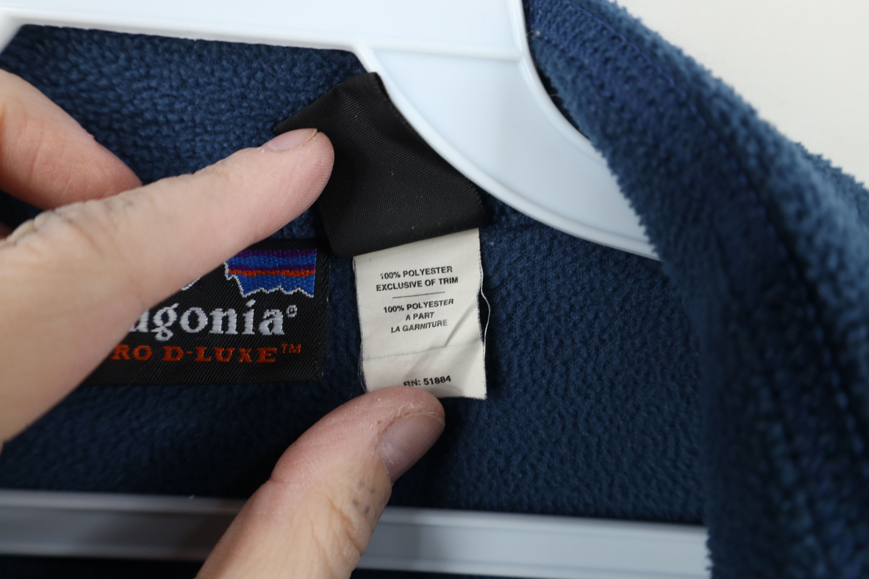 Patagonia Vintage 90s Patagonia Micro D-Luxe Half Zip Fleece Sweater Size US L / EU 52-54 / 3 - 10 Thumbnail