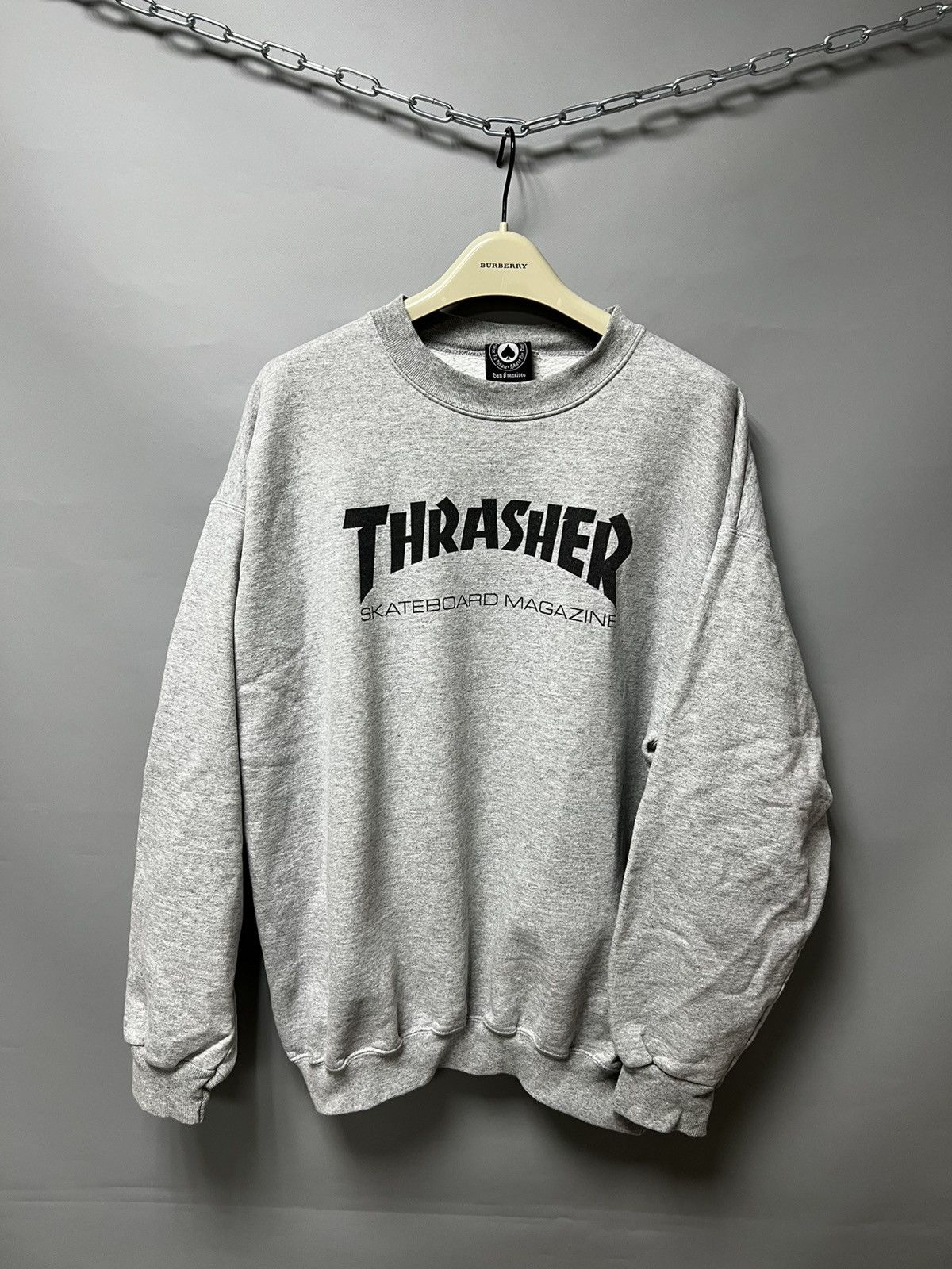 Thrasher Thrasher Vintage Sweatshirt Size L Size US XL / EU 56 / 4 - 1 Thumbnail