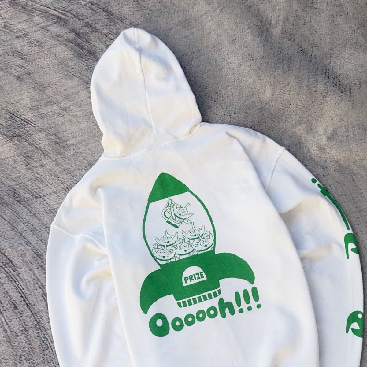 Disney TOY STORY ALIENS BACK PRINT ZIP UP DISNEY HOODIE Size US L / EU 52-54 / 3 - 2 Thumbnail