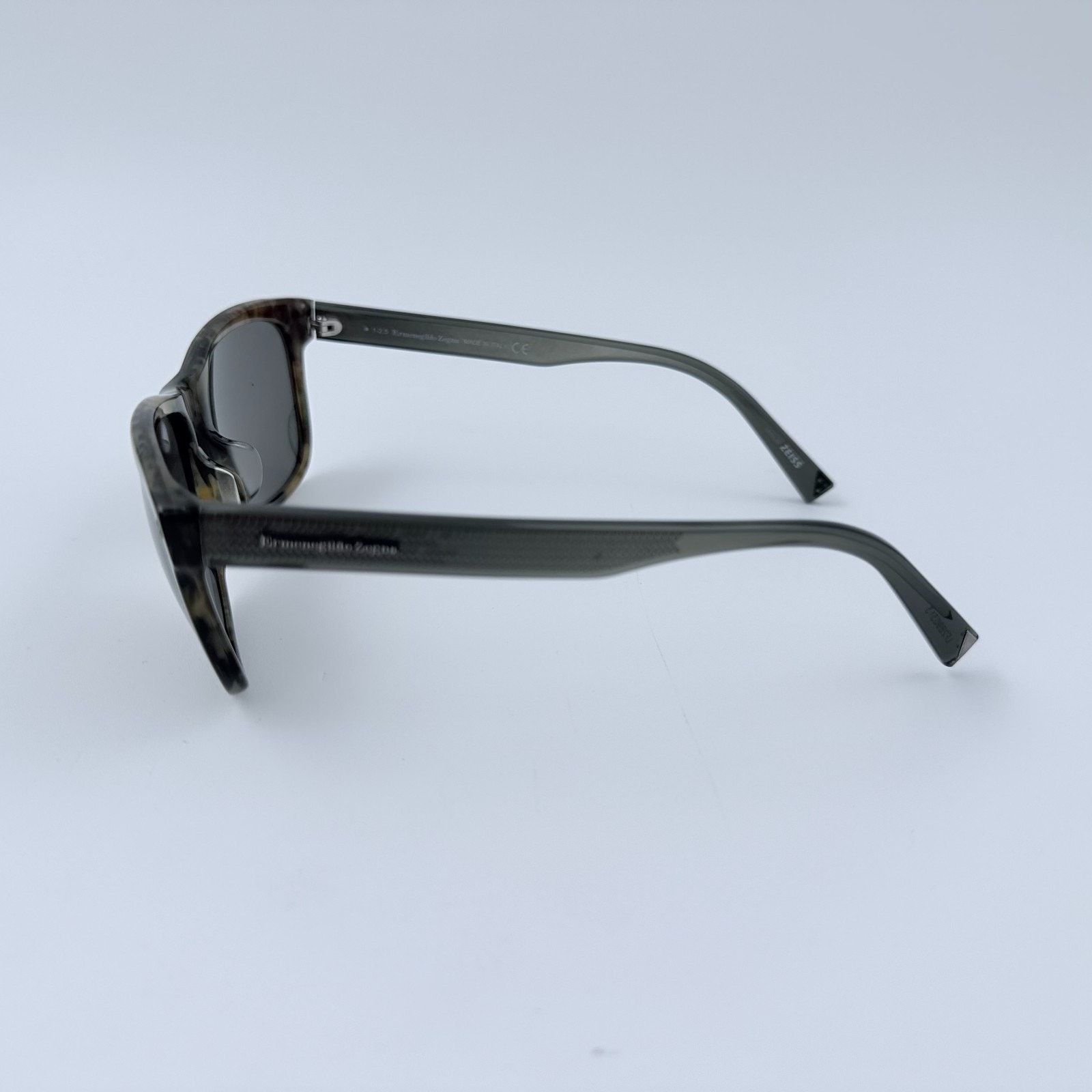 Ermenegildo Zegna NEW Ermenegildo Zegna EZ0028-F 55D Polarized Gray Havana Size ONE SIZE - 8 Thumbnail