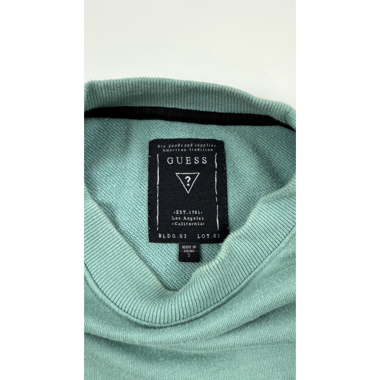 Guess Guess Sweatshirt Mens Small Green Crewneck Pullover Triangle Logo Casual Sweater Size US S / EU 44-46 / 1 - 4 Thumbnail