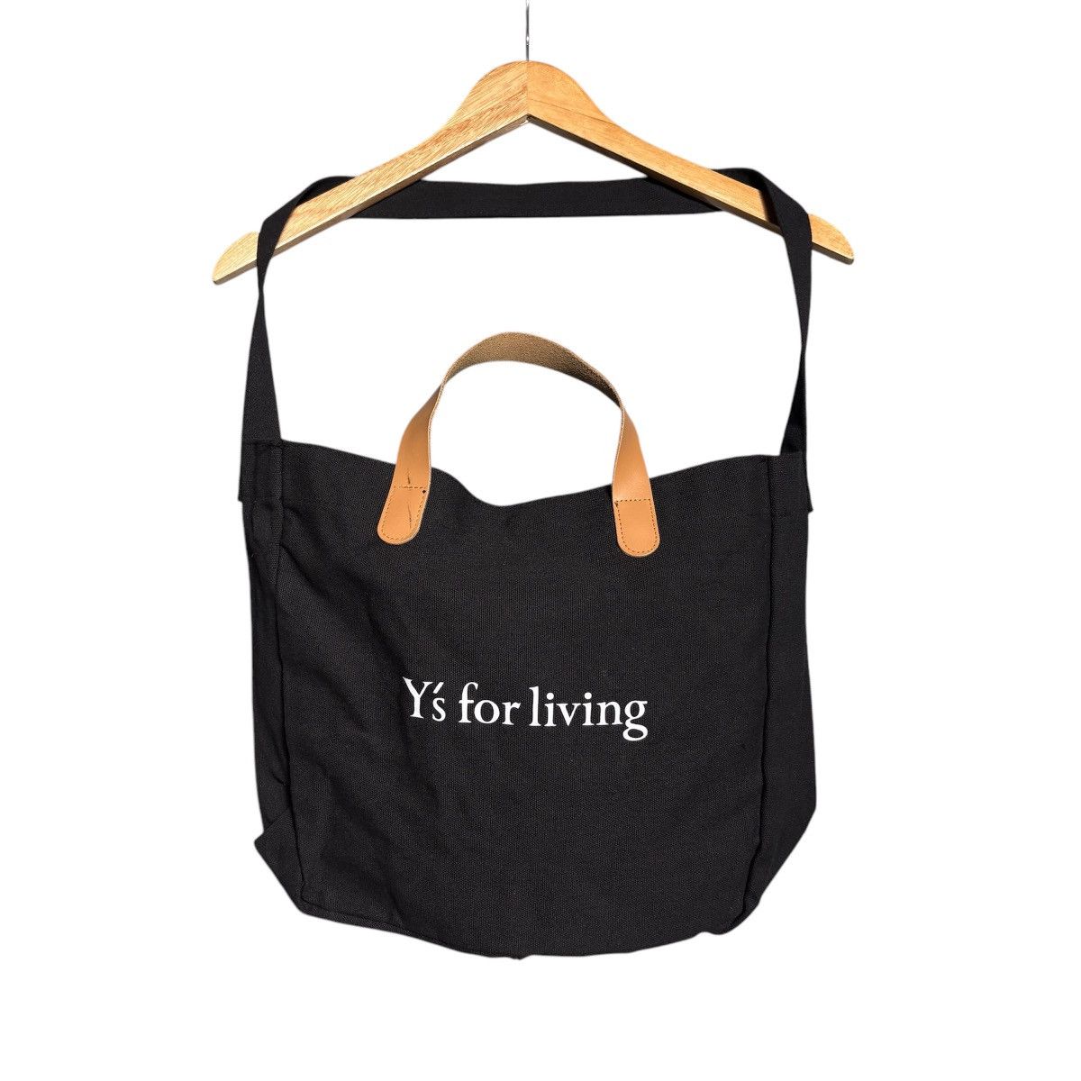 Y's × Yohji Yamamoto Y’s for living Yohji Yamamoto Canvas Sling Tote Bag Size ONE SIZE - 1 Thumbnail