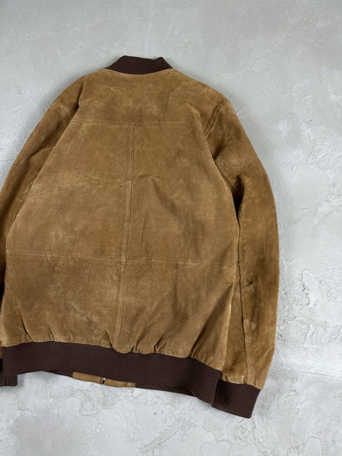 Obey Obey Suede Leather Boxy Bomber Jacket Size US M / EU 48-50 / 2 - 12 Thumbnail