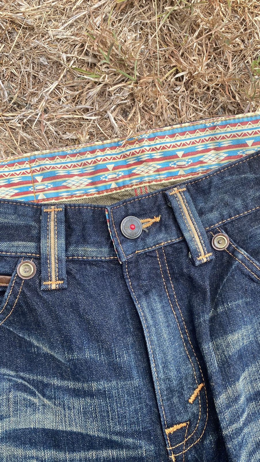 Edwin EDWIN EXCLUSIVE VINTAGE RARE WITH NAVAJO POCKET Size US 34 / EU 50 - 5 Thumbnail