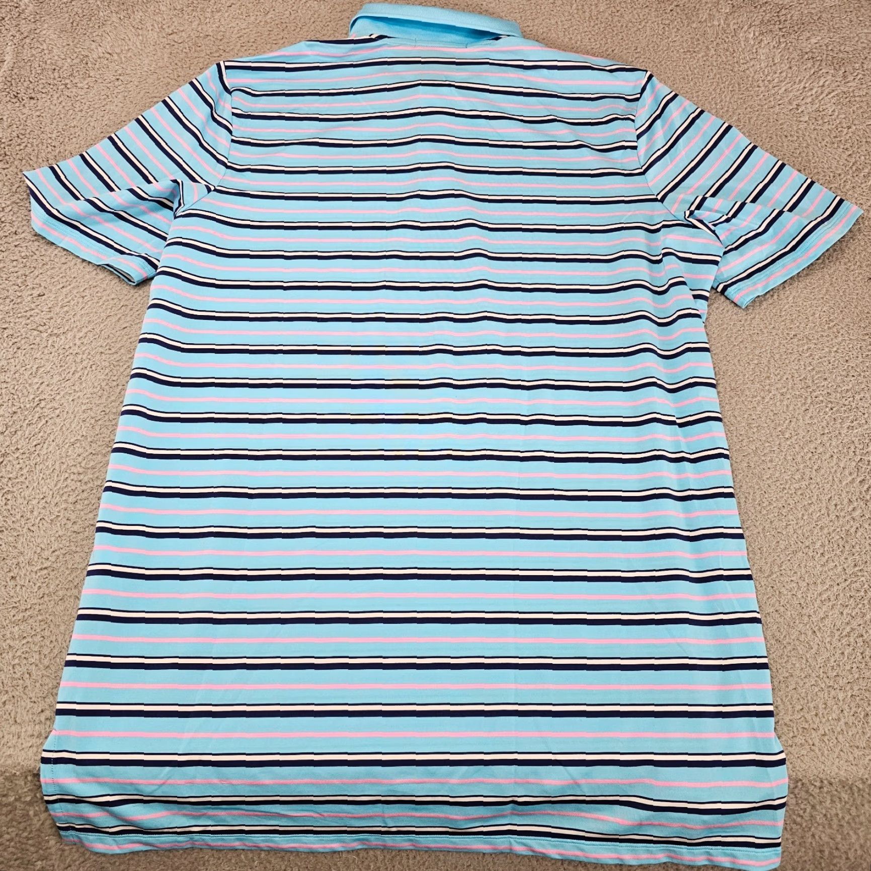 RLX Ralph Lauren **Ralph Lauren RLX Blue Pink Stripe Polo Shirt Mens Large** User: Ralph Lauren RLX Blue Pink Stripe Polo Shirt Mens Large Size US L / EU 52-54 / 3 - 6 Thumbnail
