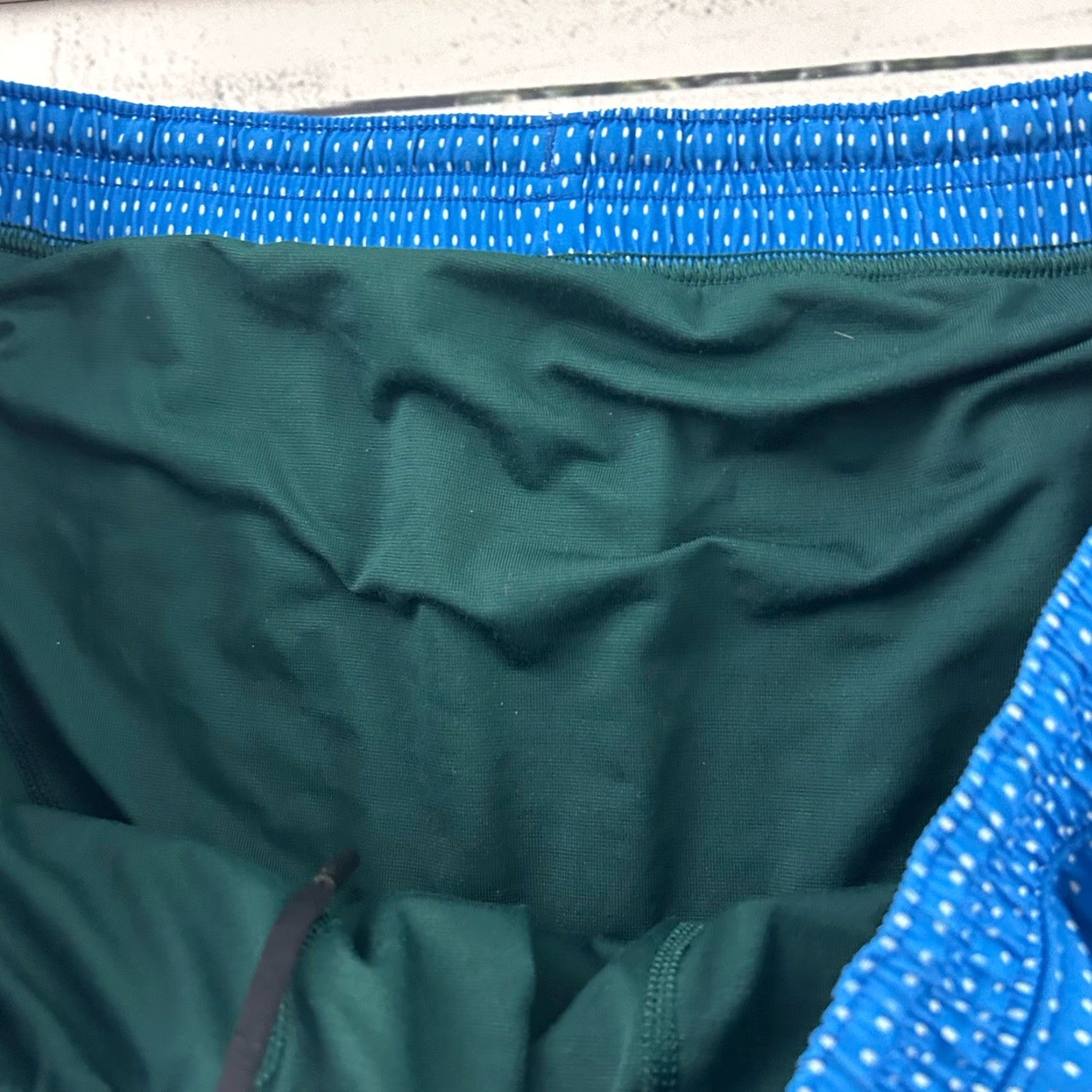 Lululemon Lululemon Lined Pace Breaker Athletic Shorts Men's 2XL Blue White Size US 39 - 4 Thumbnail