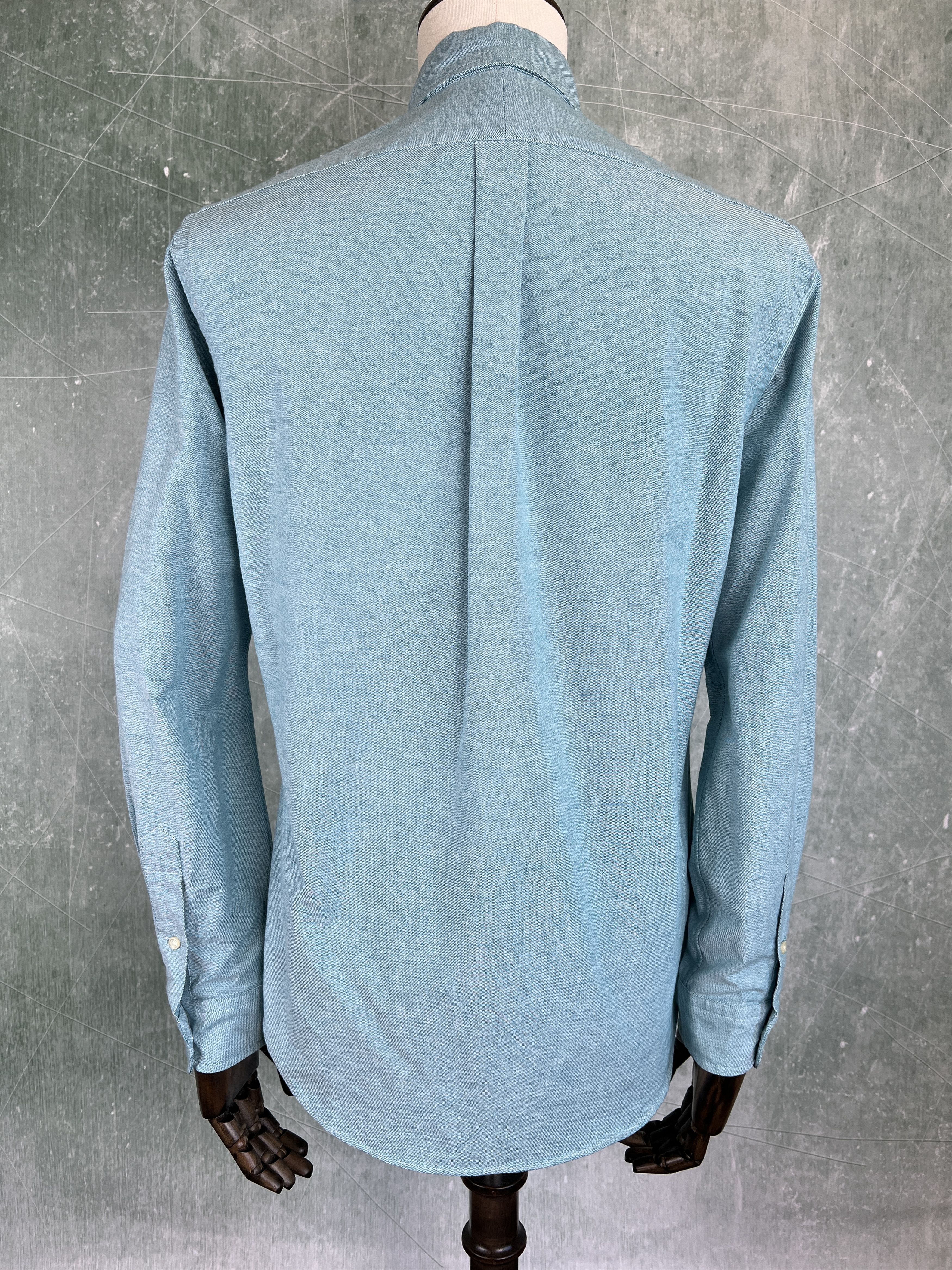 Ralph Lauren Ralph Lauren Slim Fit Stretch Oxford Shirt Blue M (175/96A) Size US M / EU 48-50 / 2 - 13 Thumbnail