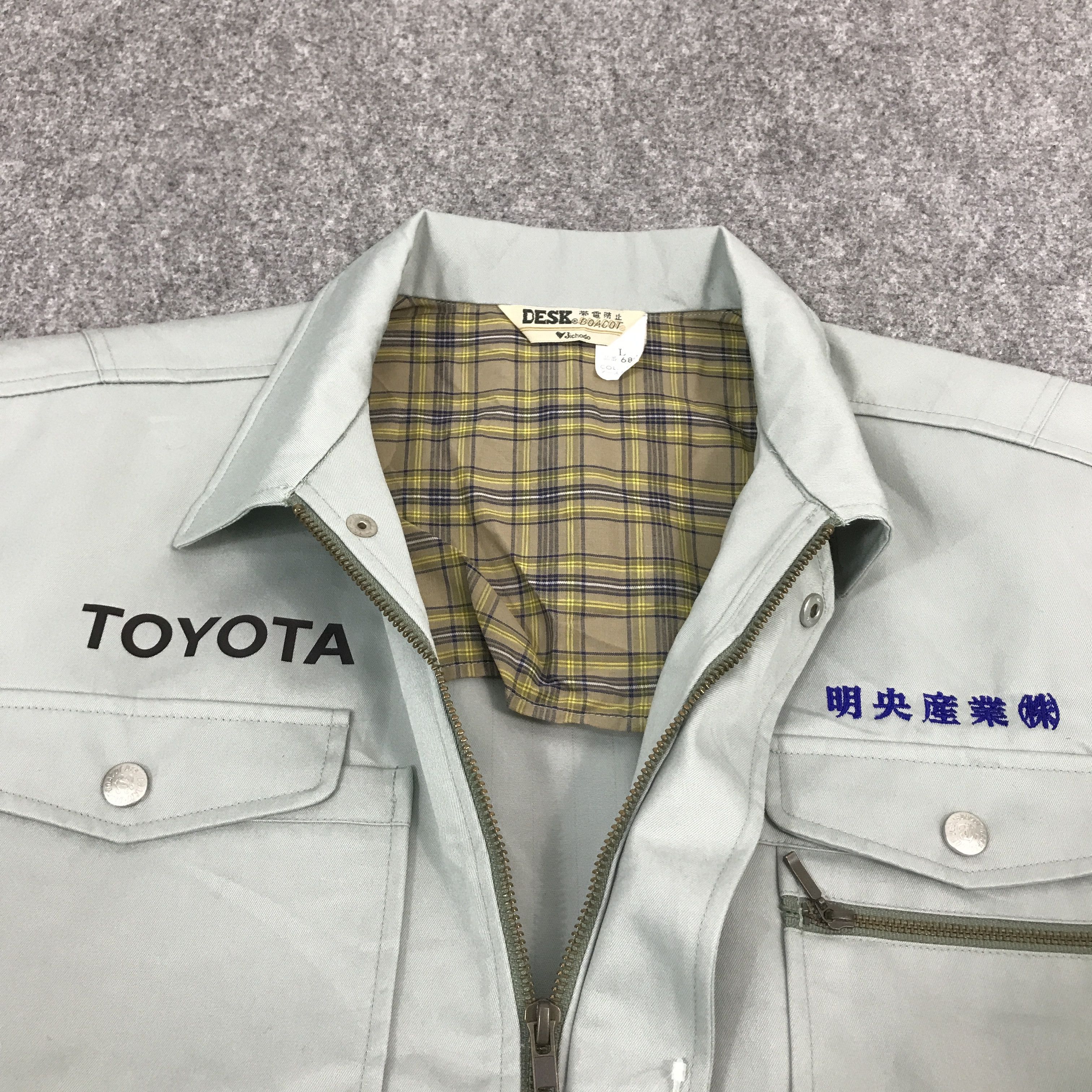 Japanese Brand × Sports Specialties Vtg Toyota motorsport uniform custom jacket Size US L / EU 52-54 / 3 - 6 Thumbnail