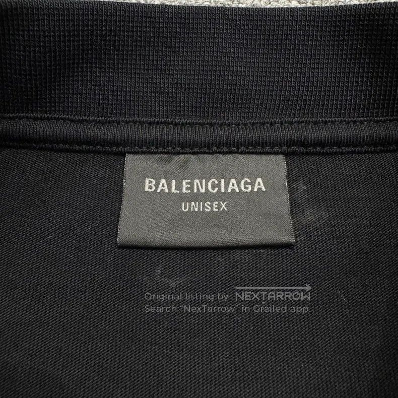 Balenciaga Balenciaga Buddhist Alphabet Distressed Destroyed Shirt Size US S / EU 44-46 / 1 - 2 Thumbnail